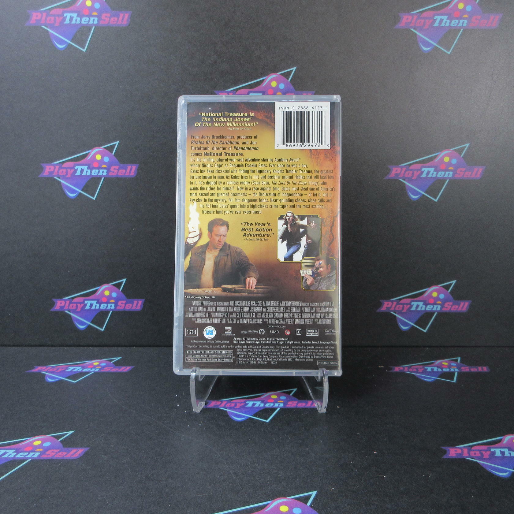 National Treasure Clear UMD Sony PSP UMD Movie - Like New