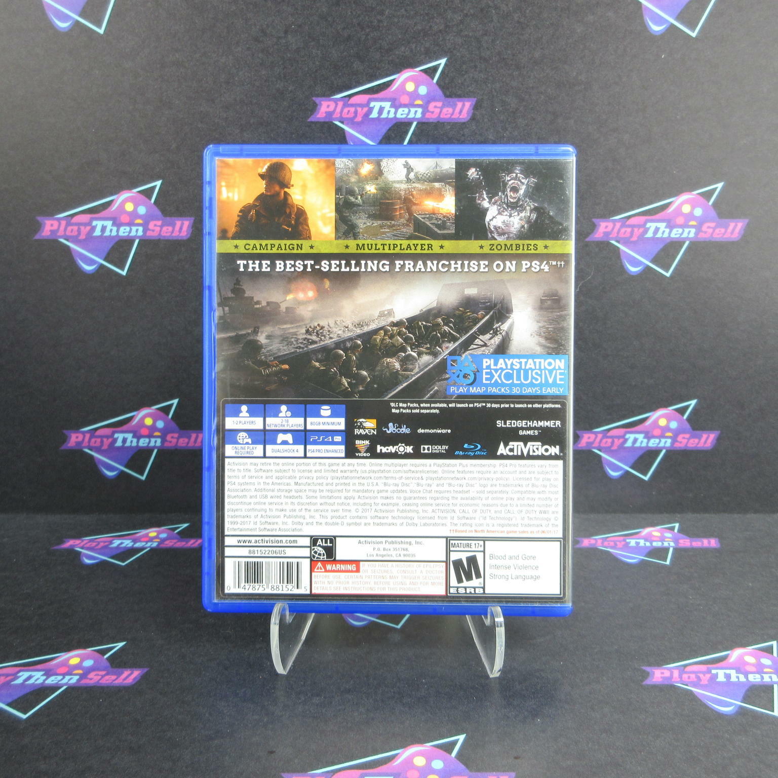 Call of Duty WWII PS4 PlayStation 4 - Like New