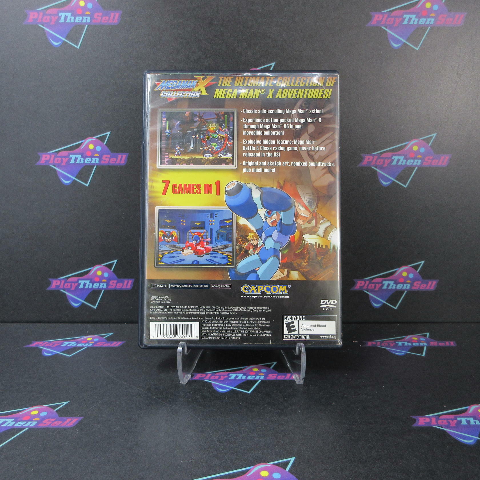 Mega Man X Collection PS2 PlayStation 2 AD/NM - Very Good