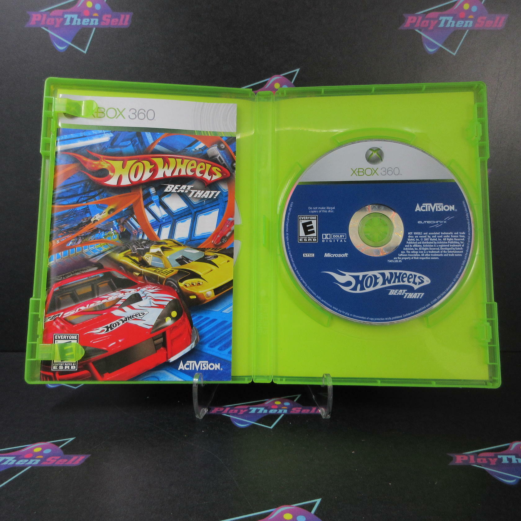 Hot Wheels Beat That Xbox 360 AD Complete CIB - Very Good