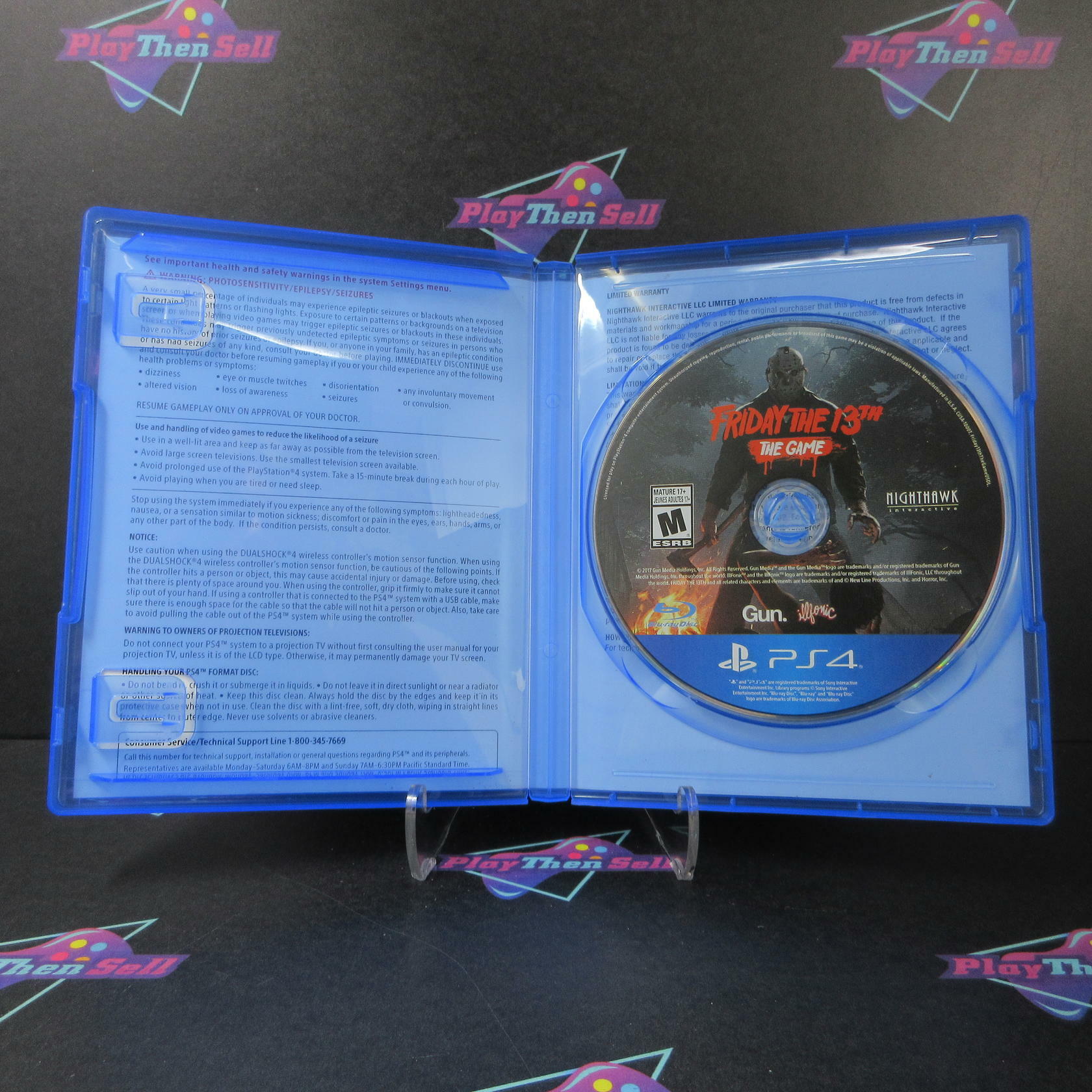 Friday The 13th The Game PS4 PlayStation 4 AD Complete CIB - Very Good