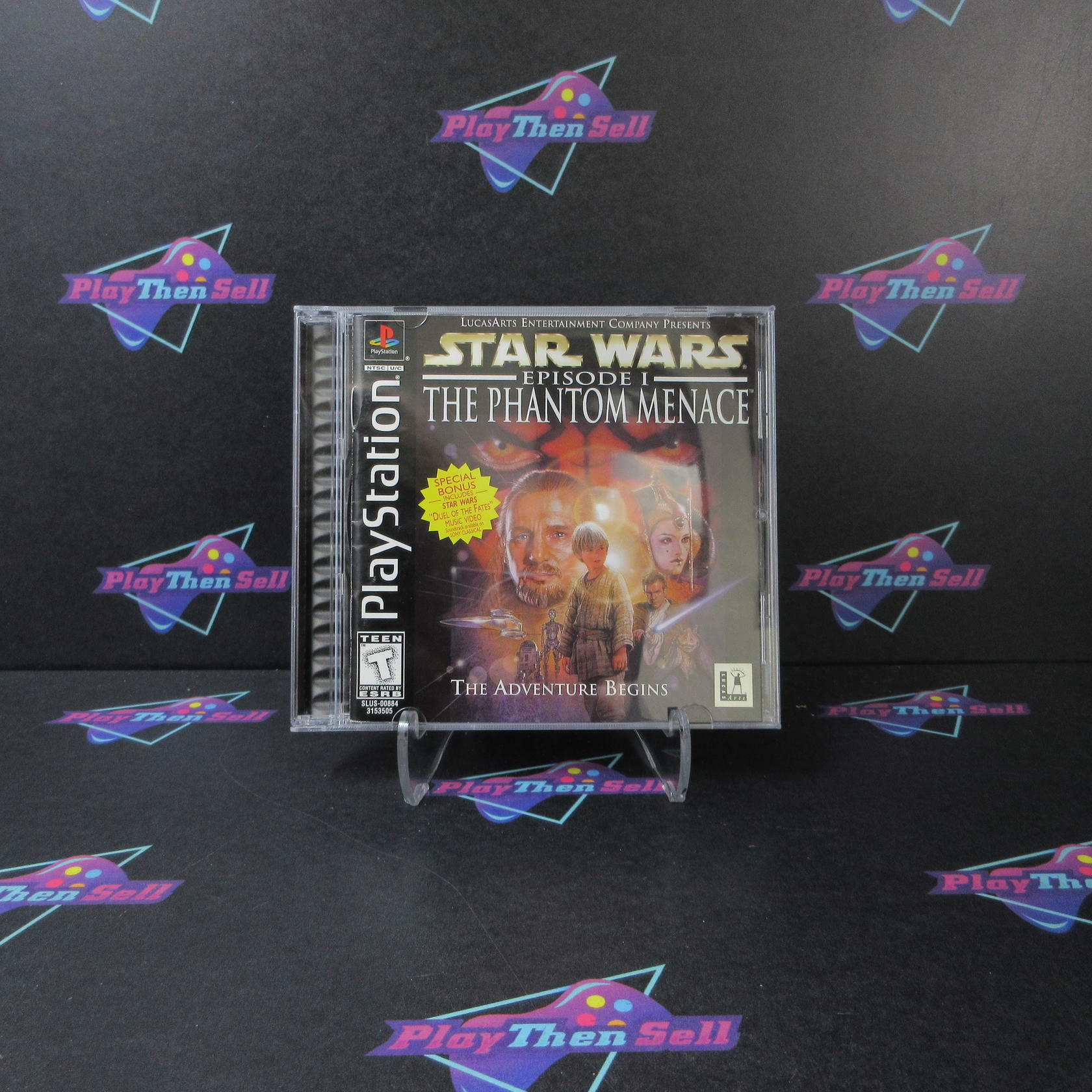 Star Wars Episode I The Phantom Menace PS1 PlayStation 1 Complete - Very Good