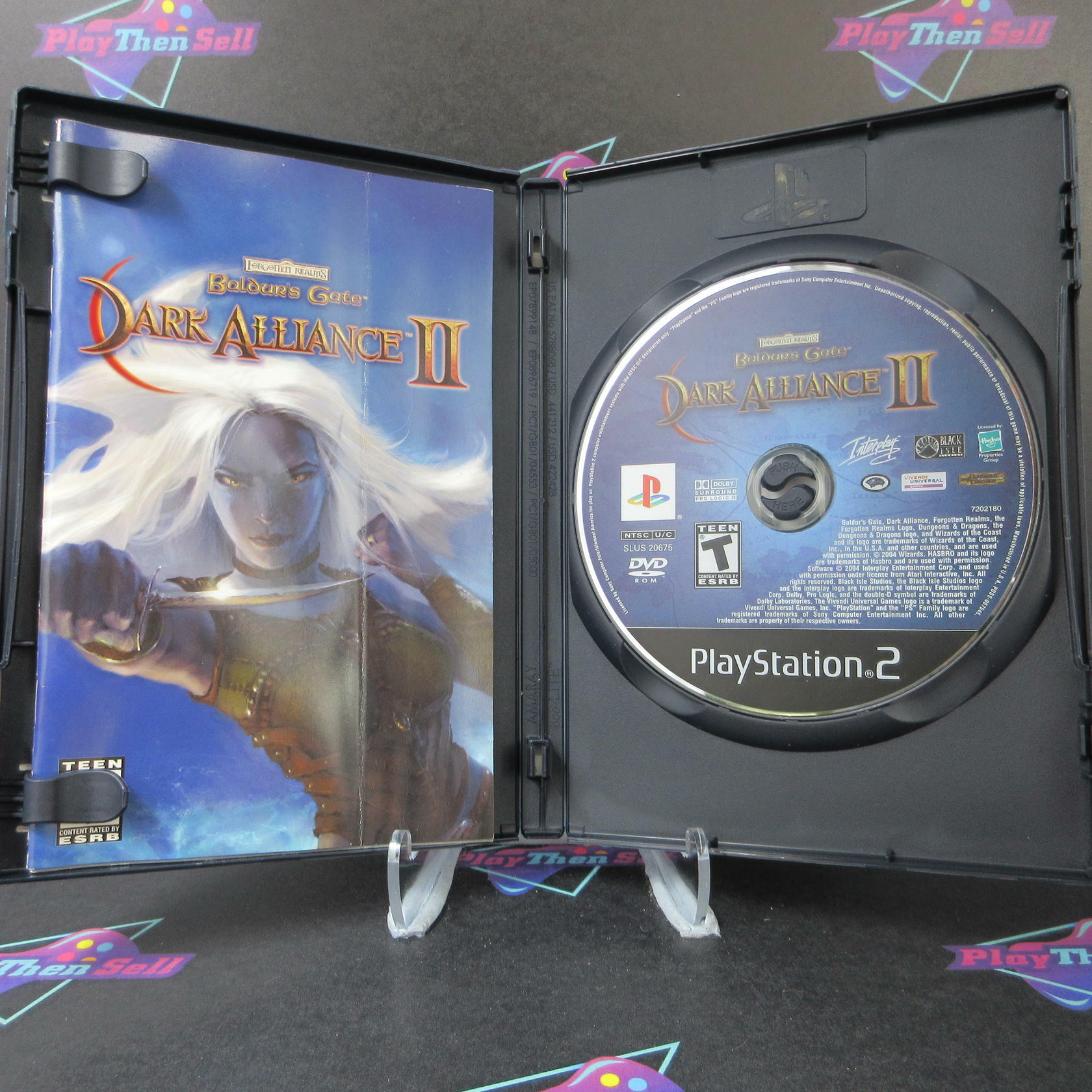 Baldur's Gate Dark Alliance 2 PS2 PlayStation 2 MD Complete CIB - Very Good