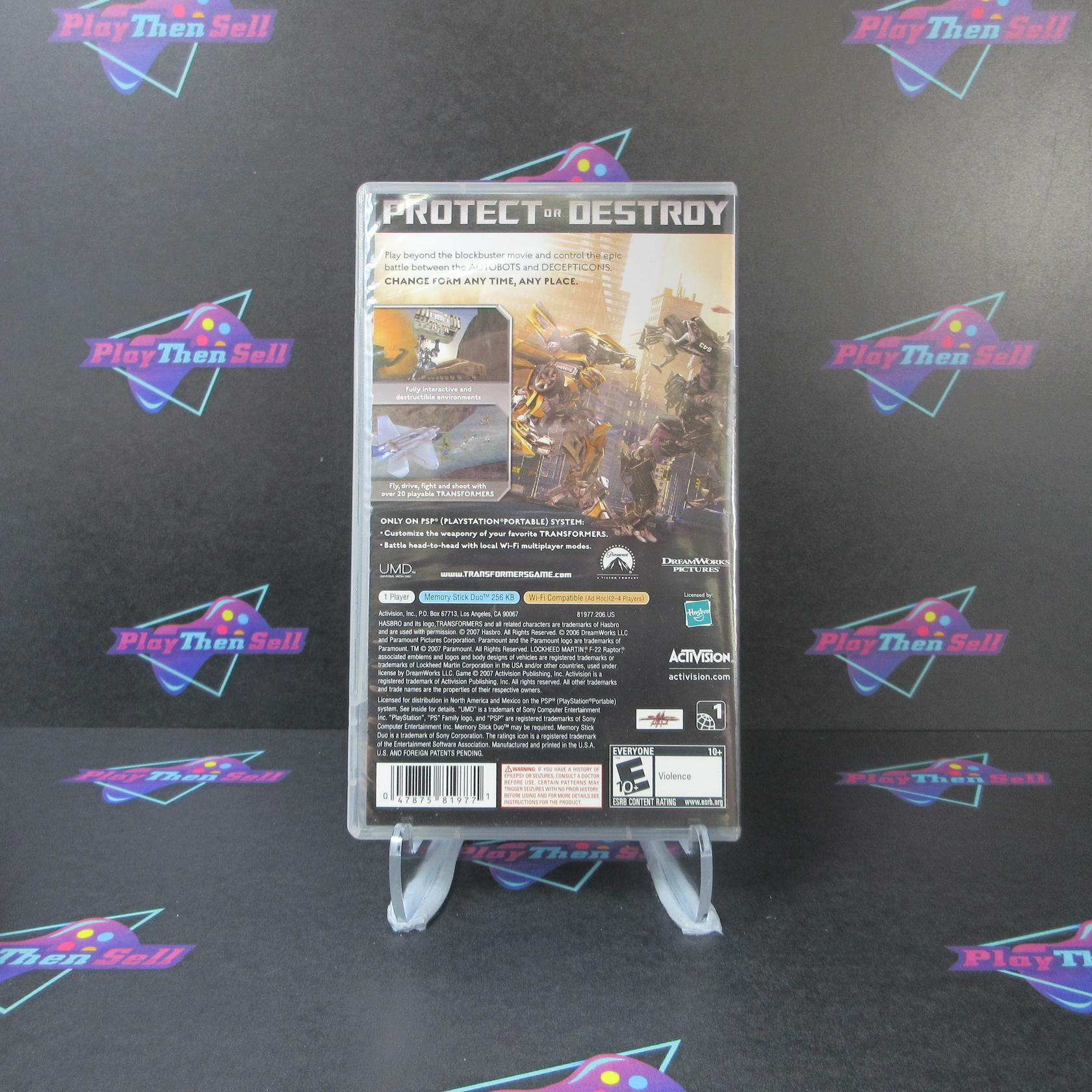 Transformers the Game Sony PSP - Like New