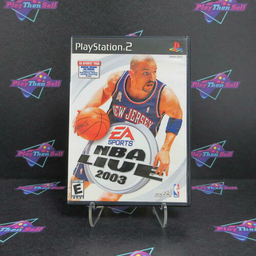NBA Live 2003 PS2 PlayStation 2 + Soundtrack - Like New