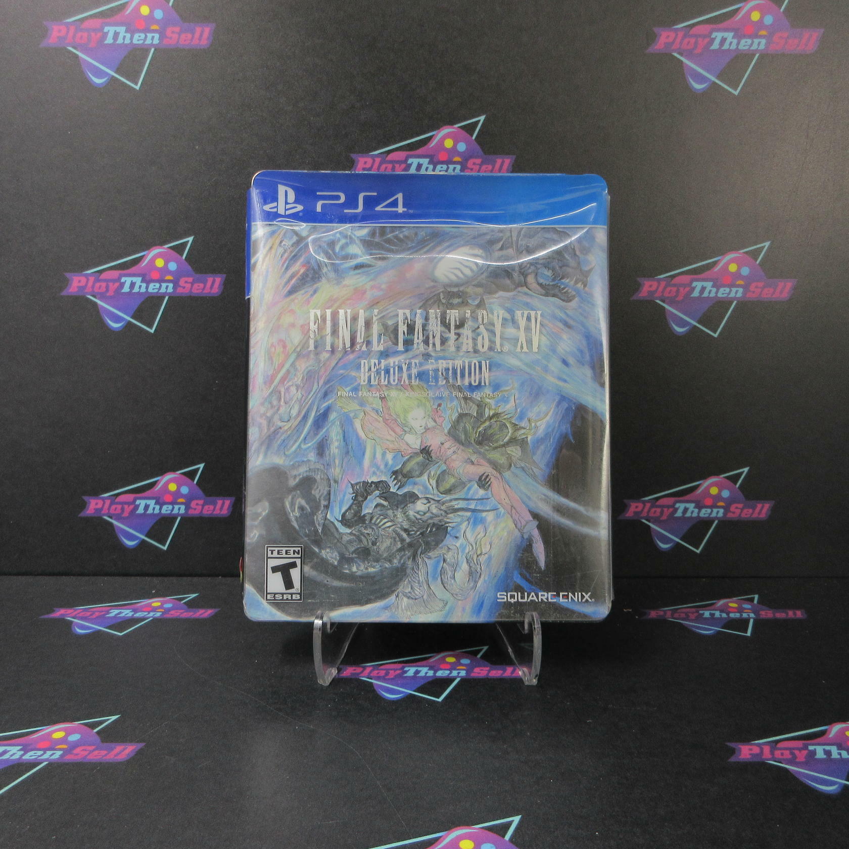 Final Fantasy XV Deluxe Edition + Kingsglaive / Sleeve PS4 PlayStation 4 AD/DD - Very Good