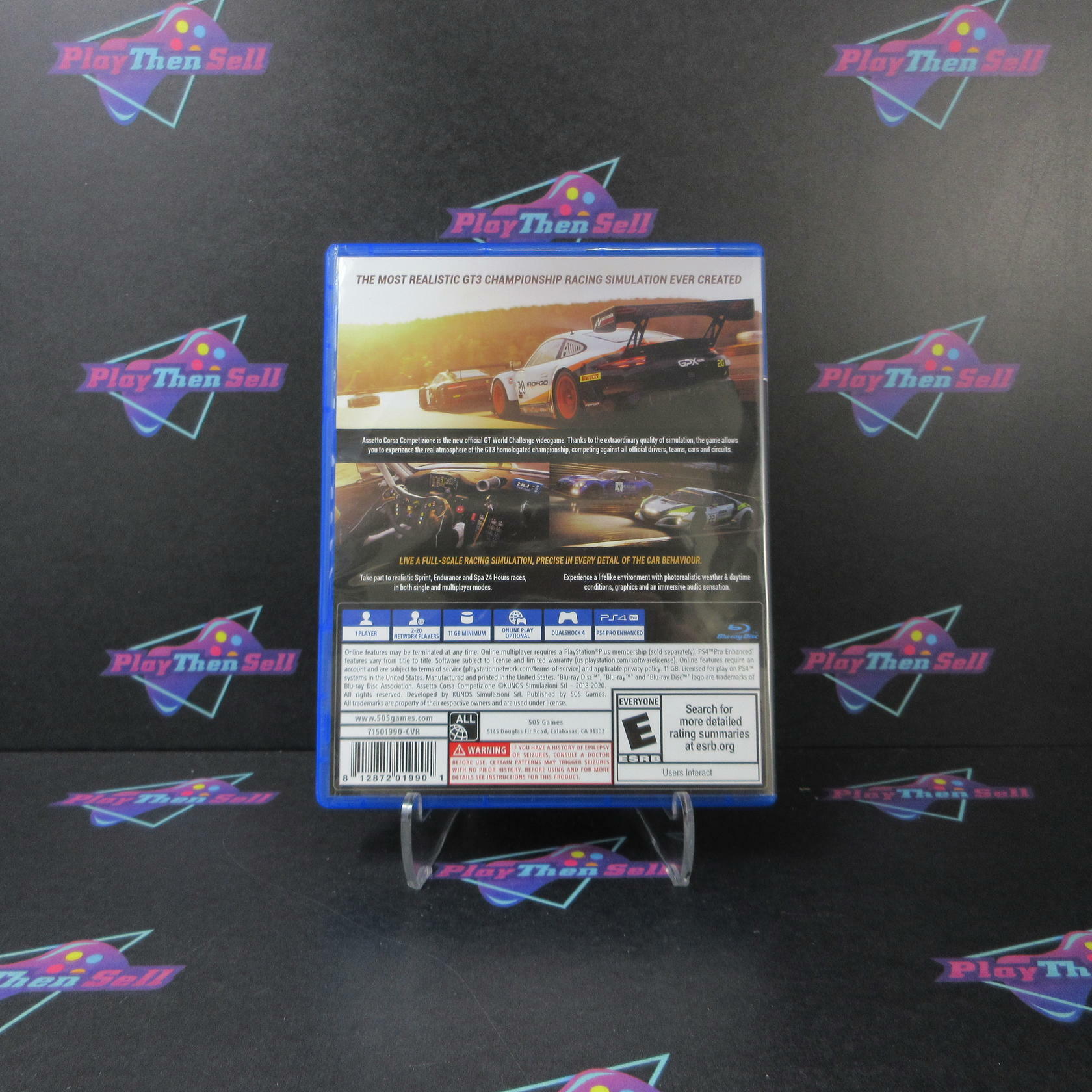 Assetto Corsa Competizione PS4 PlayStation 4 - Like New