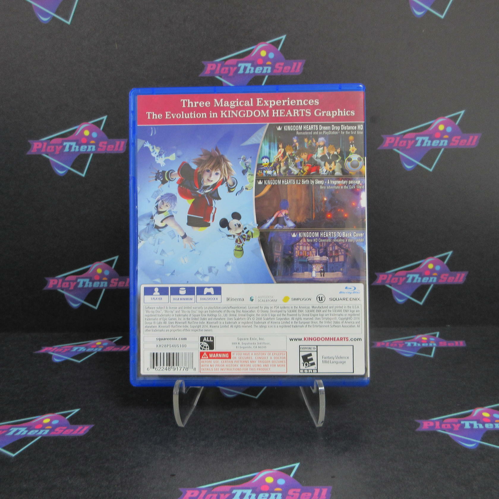Kingdom Hearts HD 2.8 Final Chapter Prologue PS4 PlayStation 4 - Like New