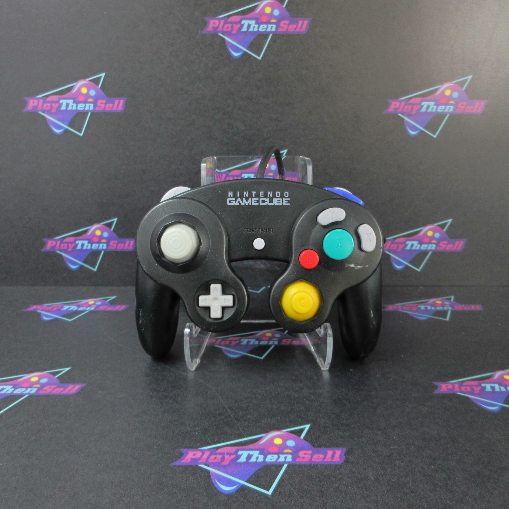Black Official Nintendo Gamecube OEM Controller - Good Condition - Refurbished
