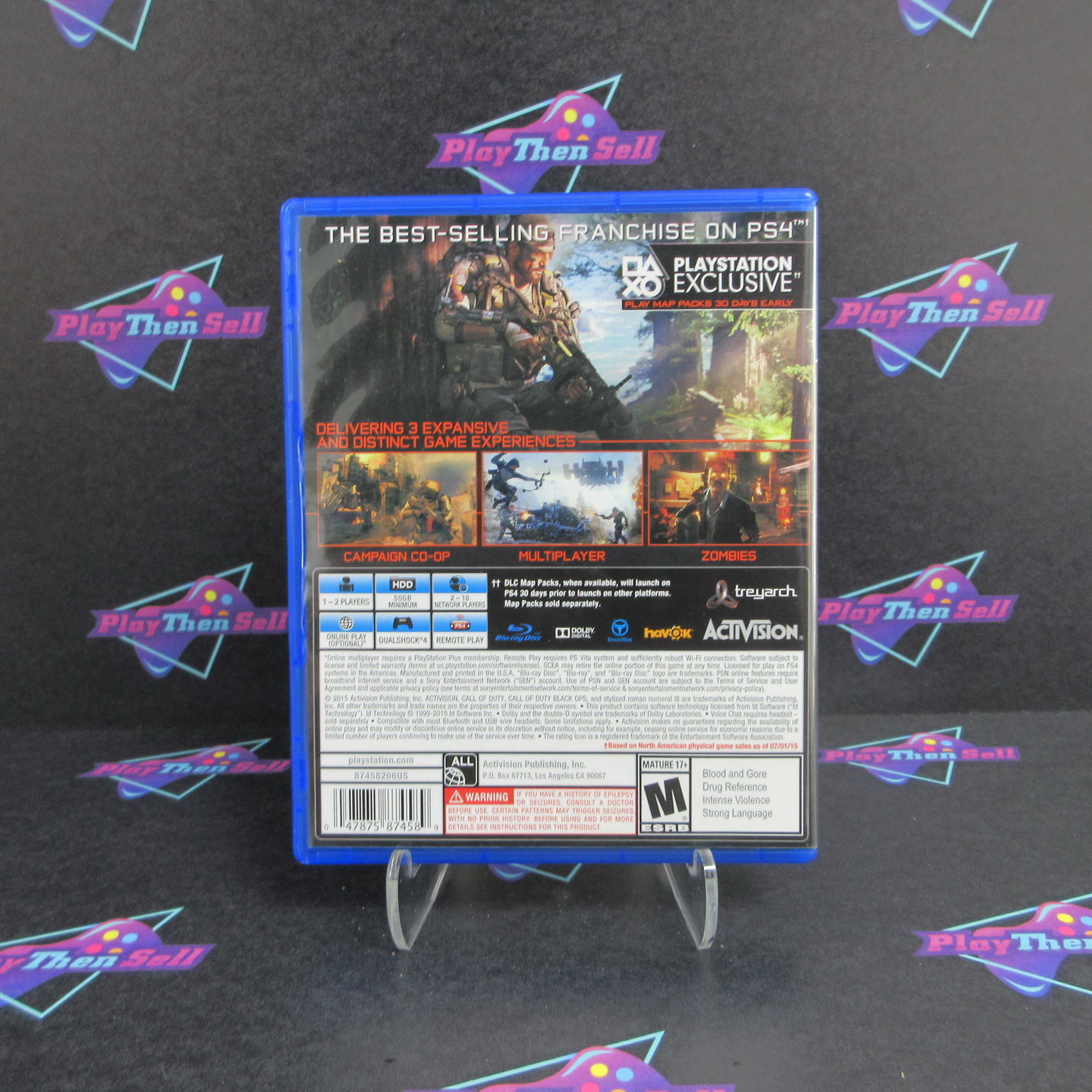 Call of Duty Black Ops 3 PS4 PlayStation 4 - Like New