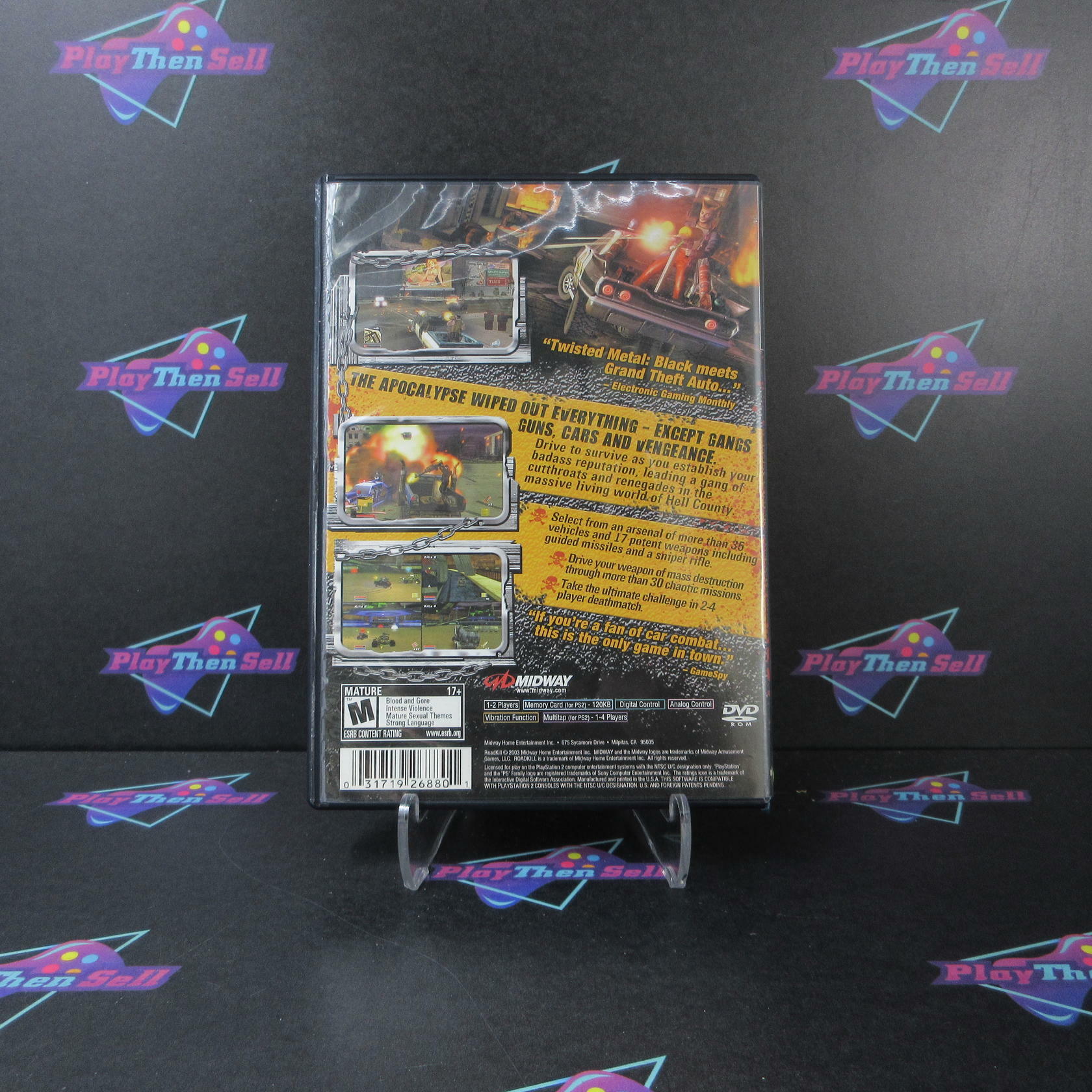 RoadKill PS2 PlayStation 2 + Reg Card - Like New