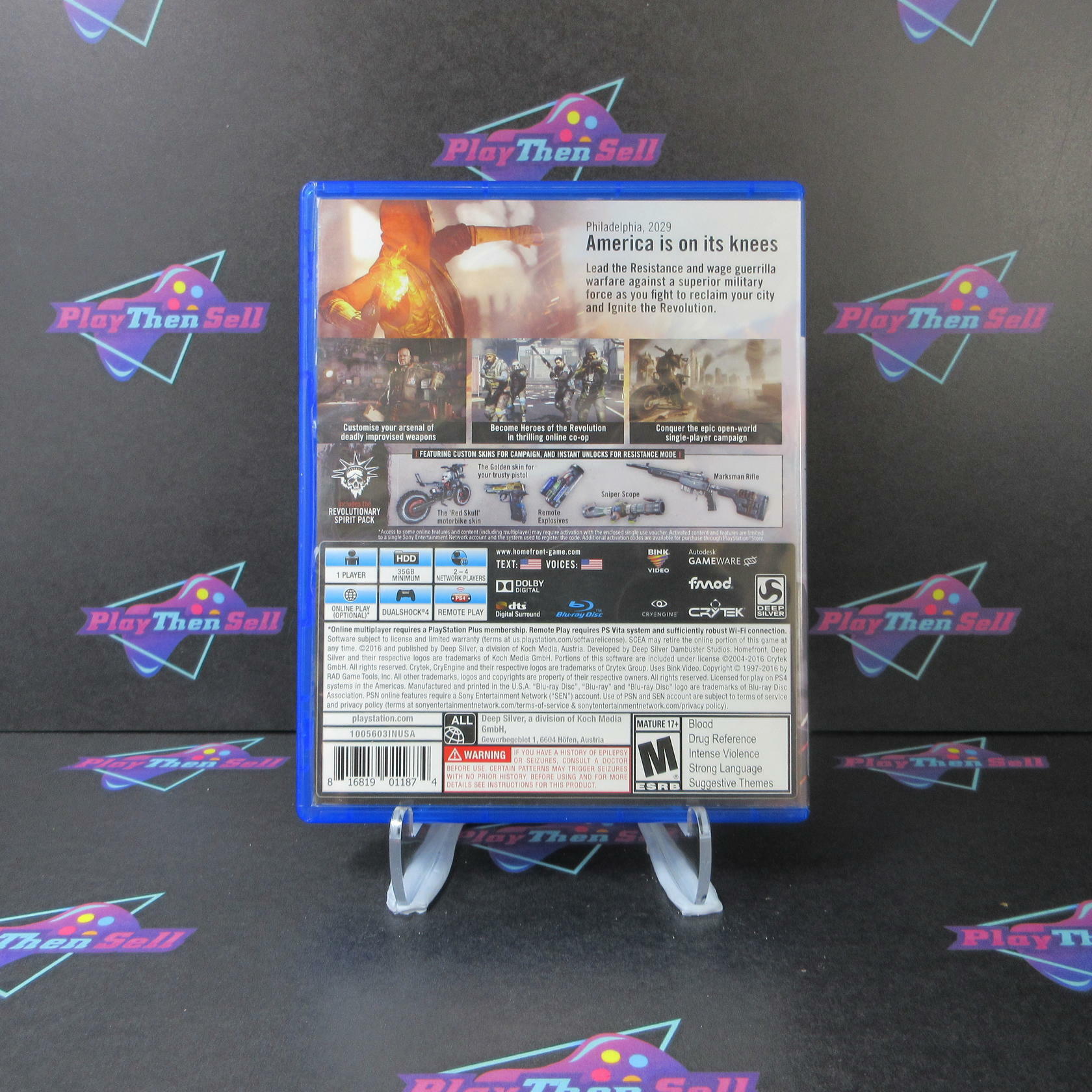 Homefront The Revolution PS4 PlayStation 4 - Like New