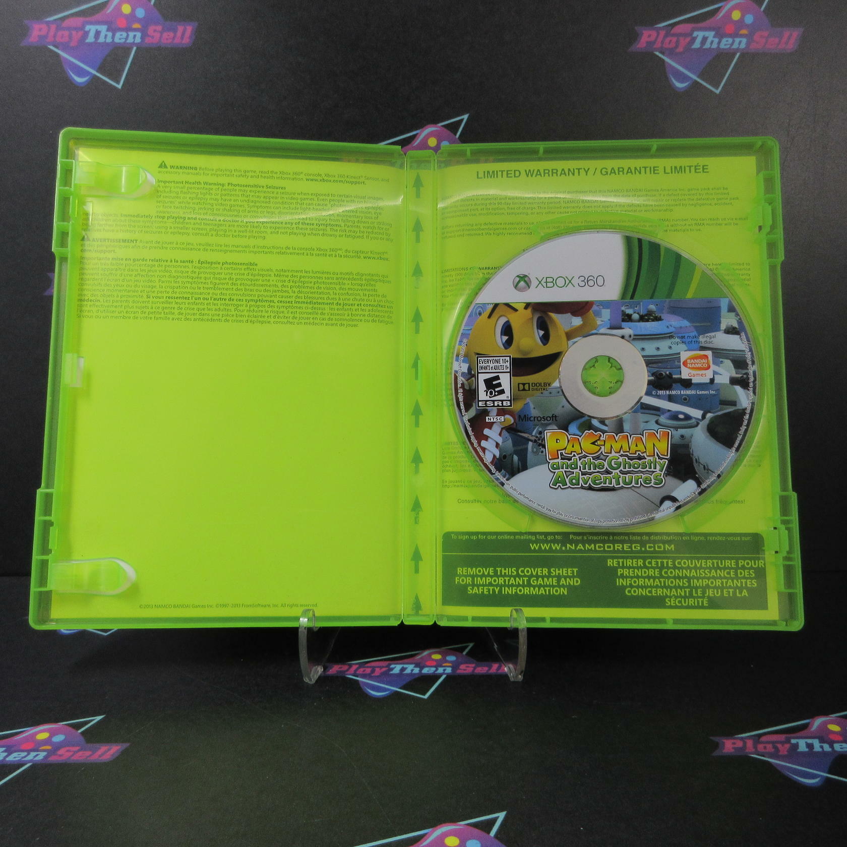 Pac-Man and the Ghostly Adventures Xbox 360 AD/DD Complete CIB - Very Good