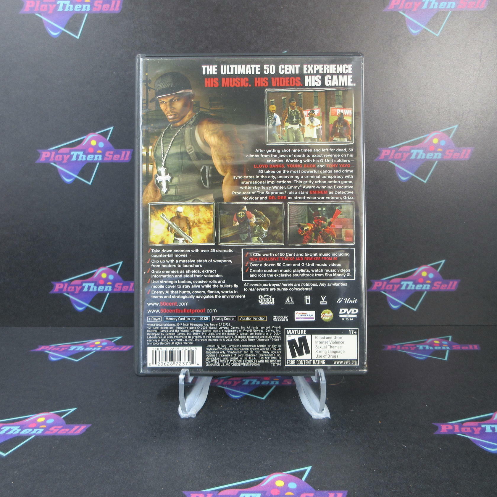 50 Cent Bulletproof PS2 PlayStation 2 - Like New