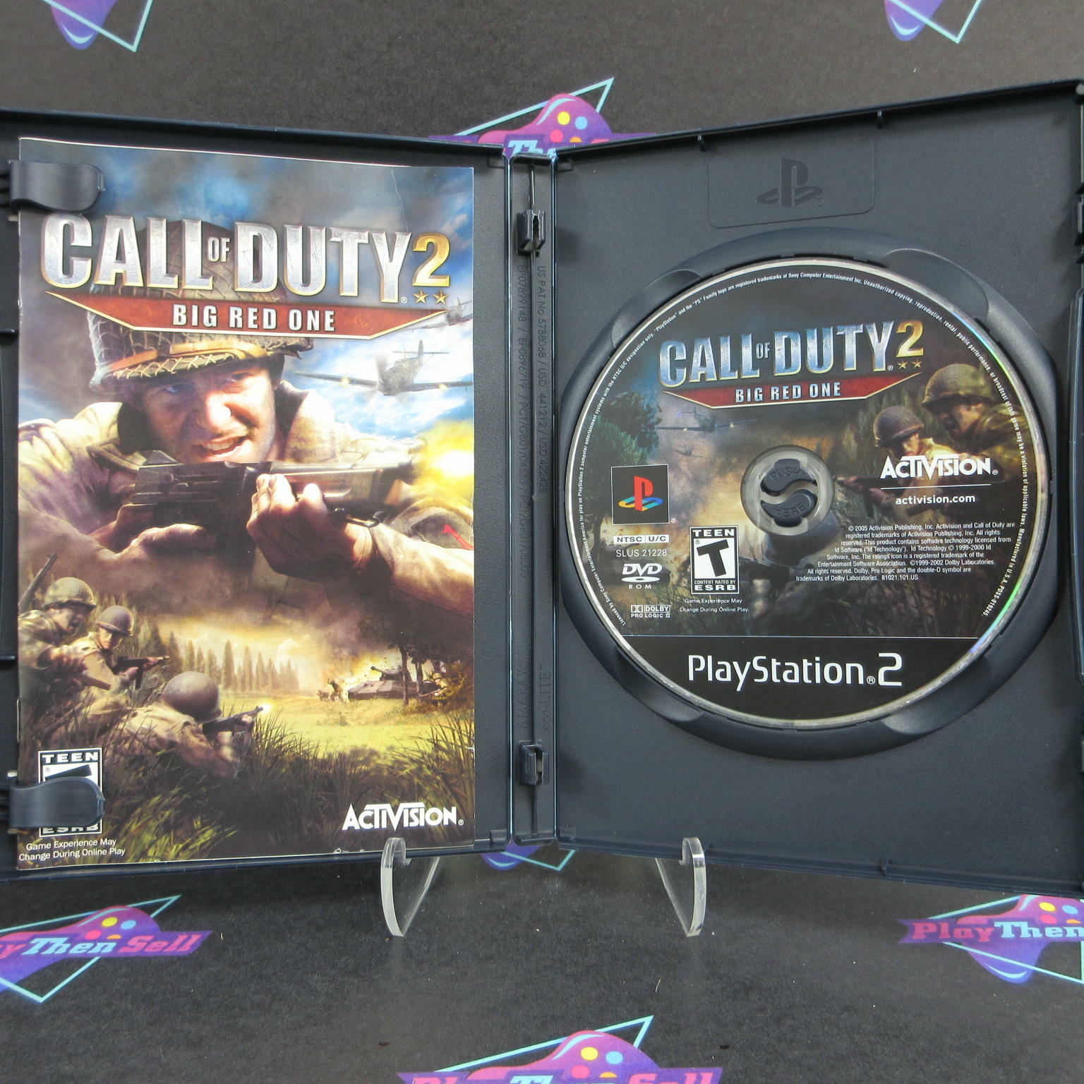 Call of Duty 2 Big Red One PS2 PlayStation 2 - Like New