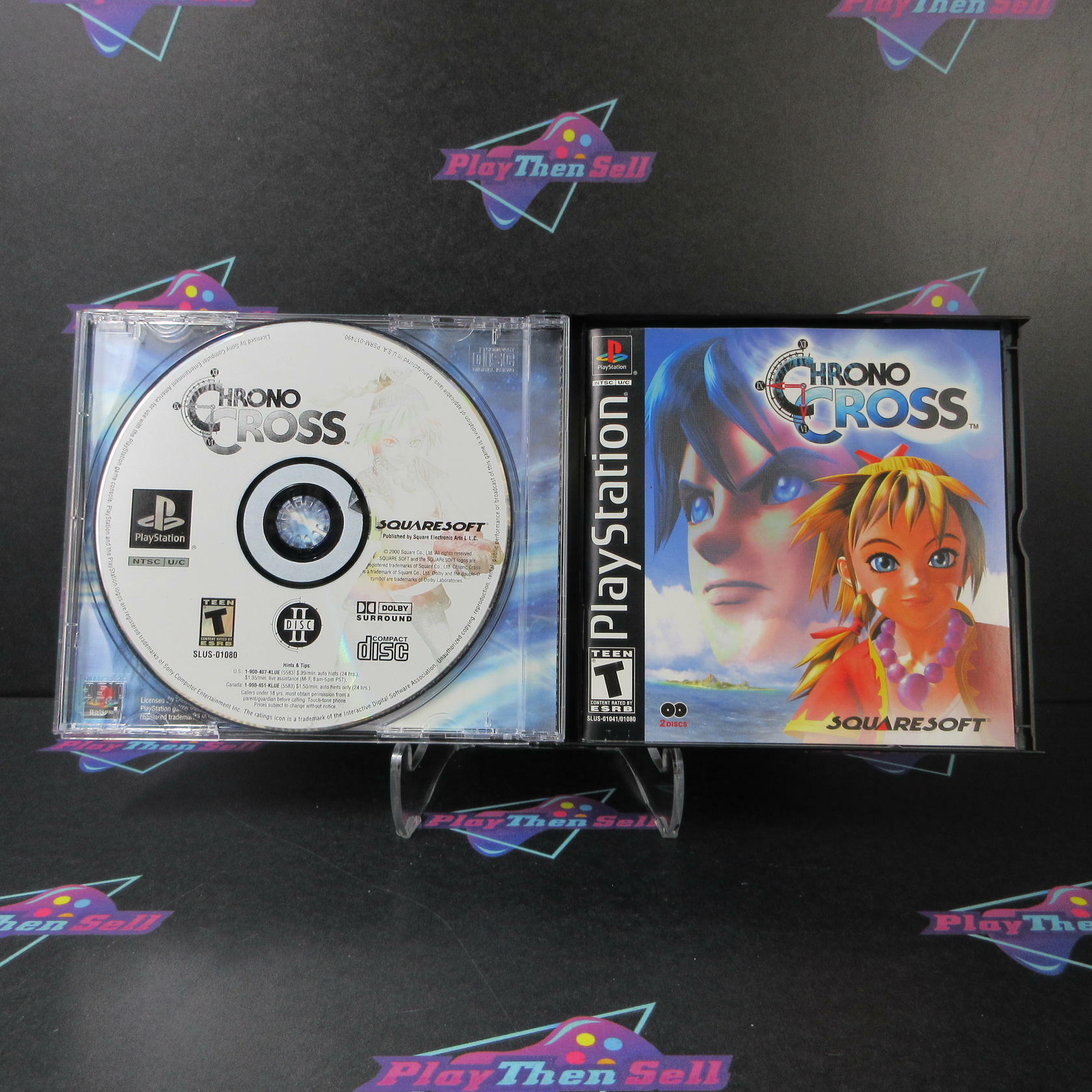 Chrono Cross PS1 PlayStation 1 AD Complete CIB - Very Good