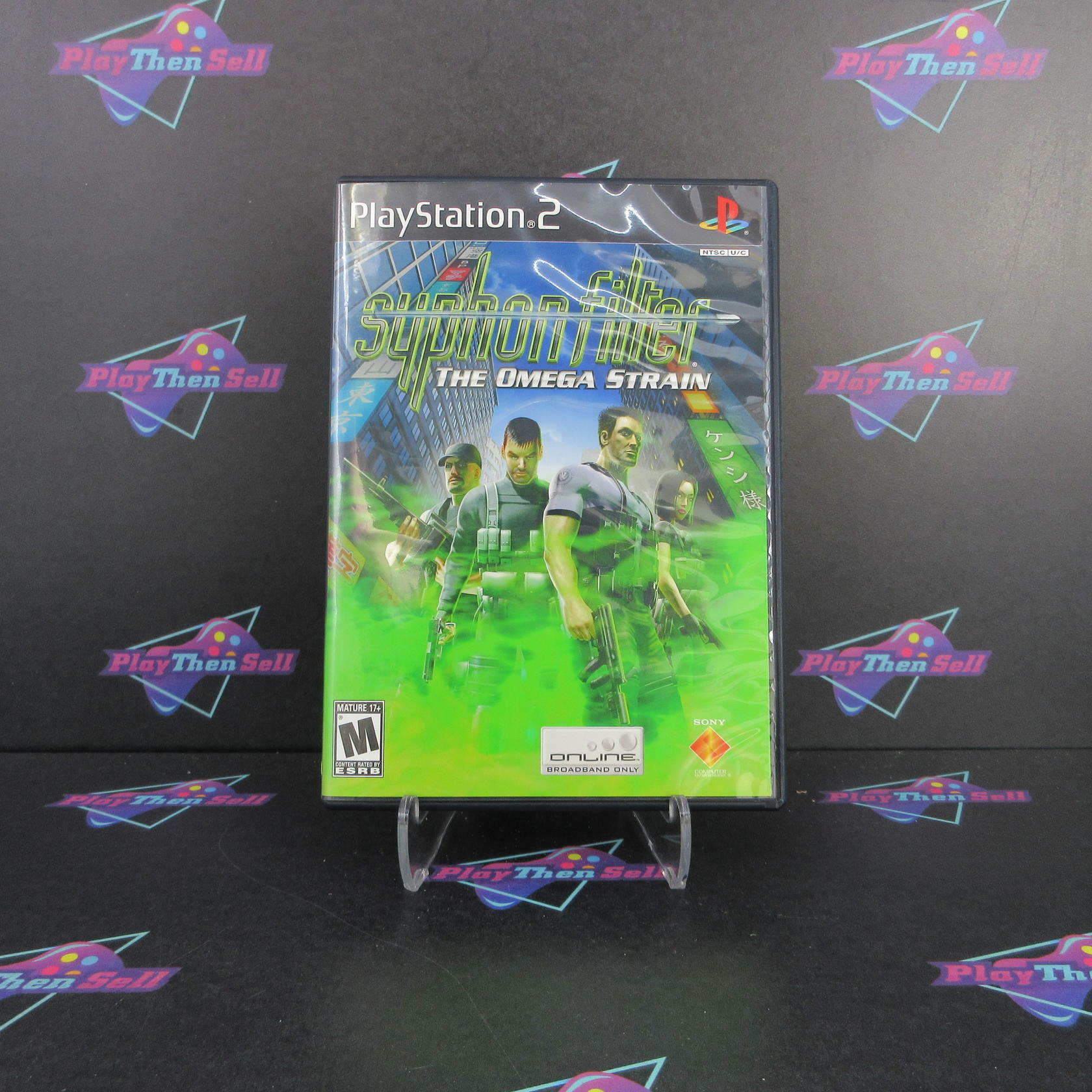 Syphon Filter The Omega Strain PS2 PlayStation 2 + Reg Card - Like New