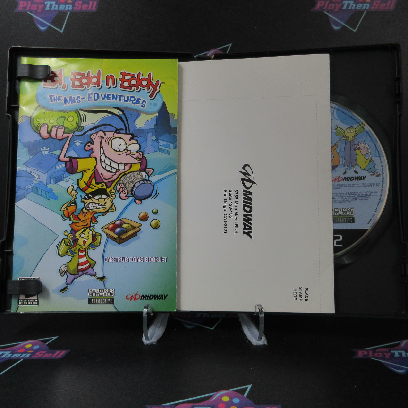 Ed, Edd 'n Eddy The Mis-Edventures PS2 PlayStation 2 + Reg Card - Like New