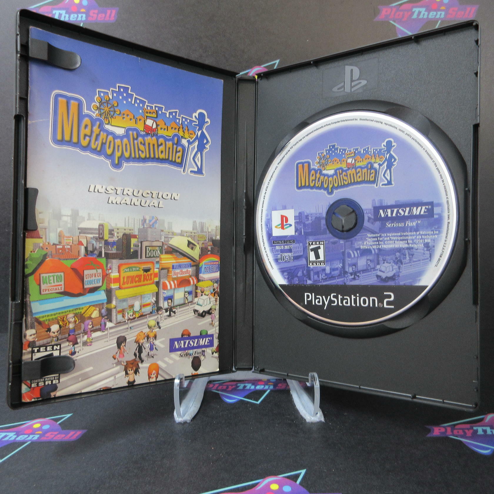 Metropolismania PS2 PlayStation 2 + Reg Card - Like New