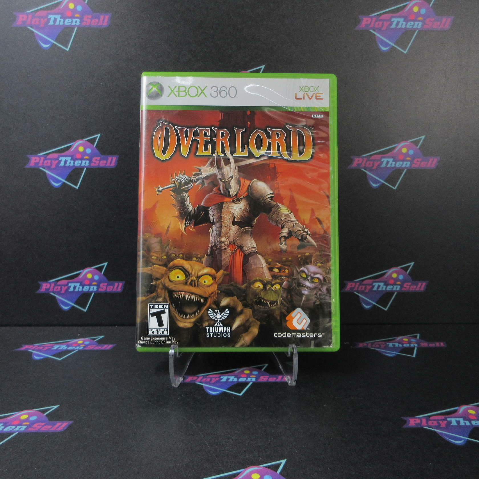 Overlord + Map Xbox 360 AD Complete CIB - Very Good