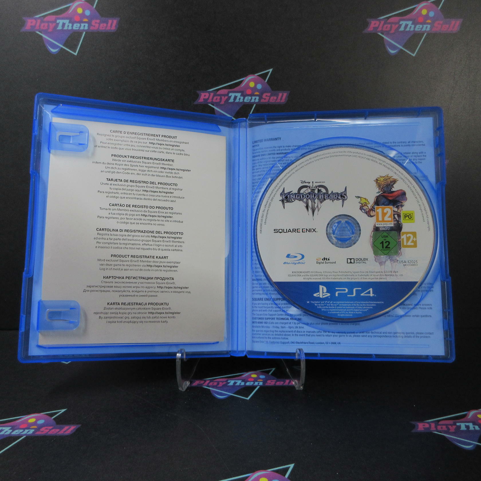 Kingdom Hearts III PS4 PlayStation 4 PAL - Like New