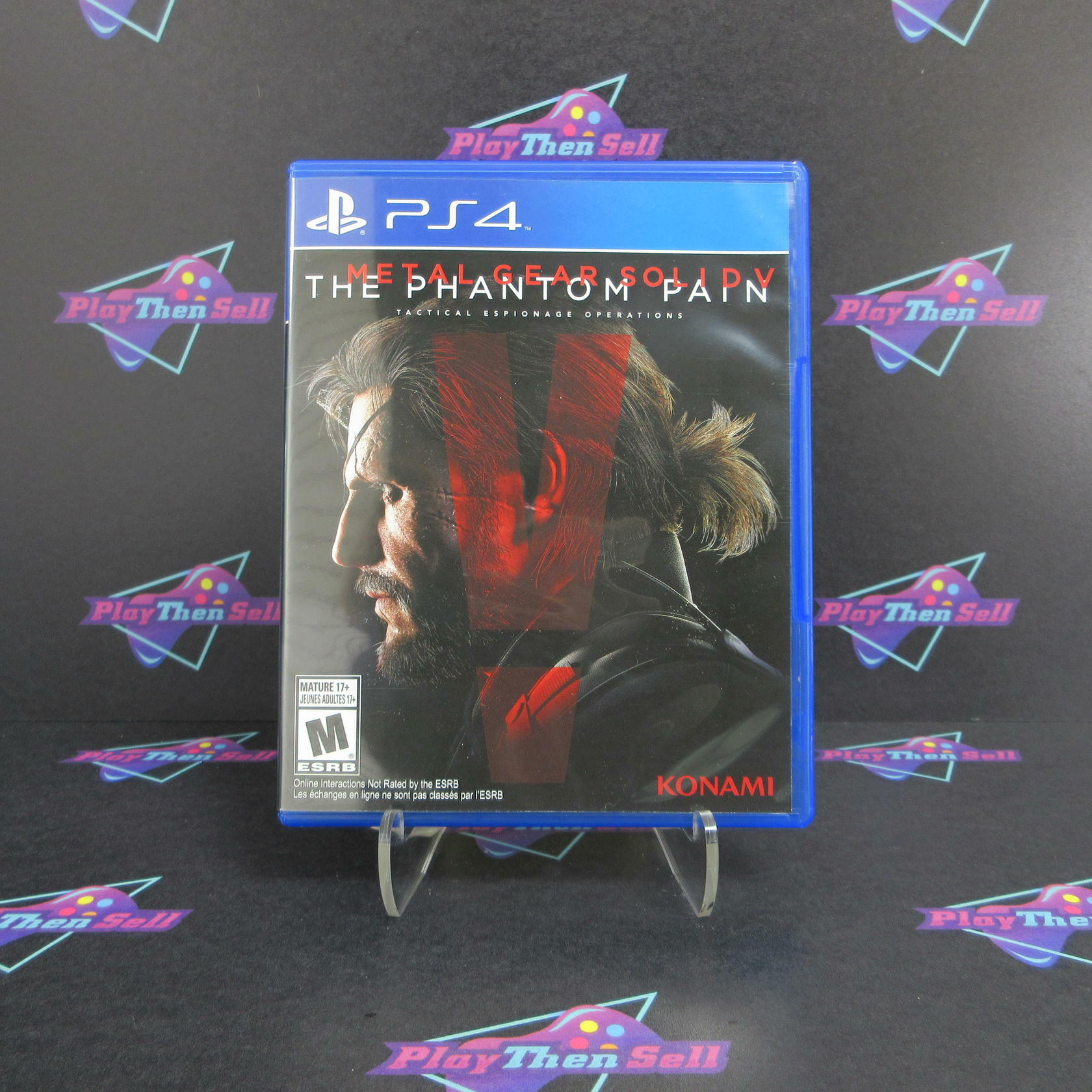 Metal Gear Solid V The Phantom Pain PS4 PlayStation 4 - Like New
