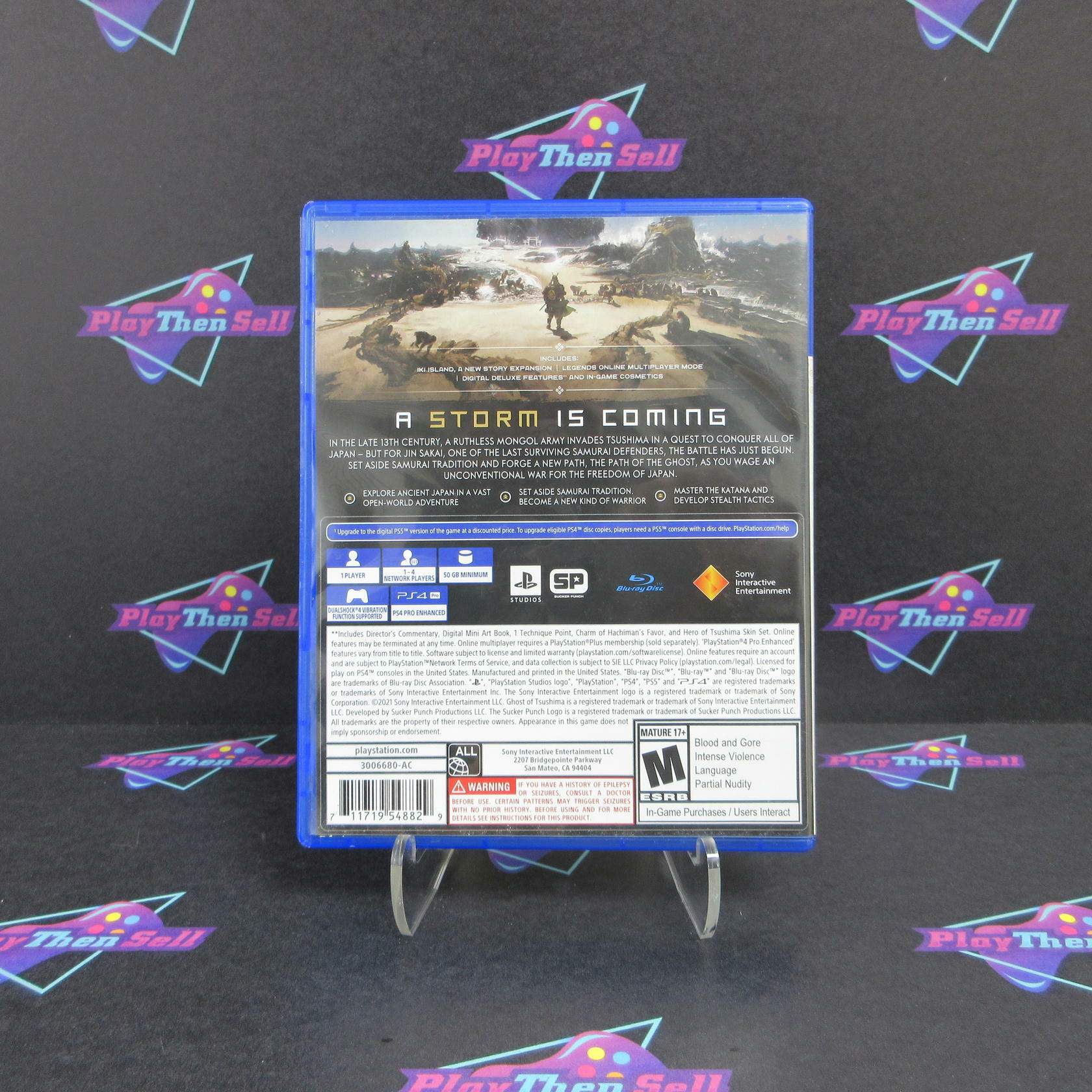 Ghost of Tsushima Director's Cut PS4 PlayStation 4 - Like New