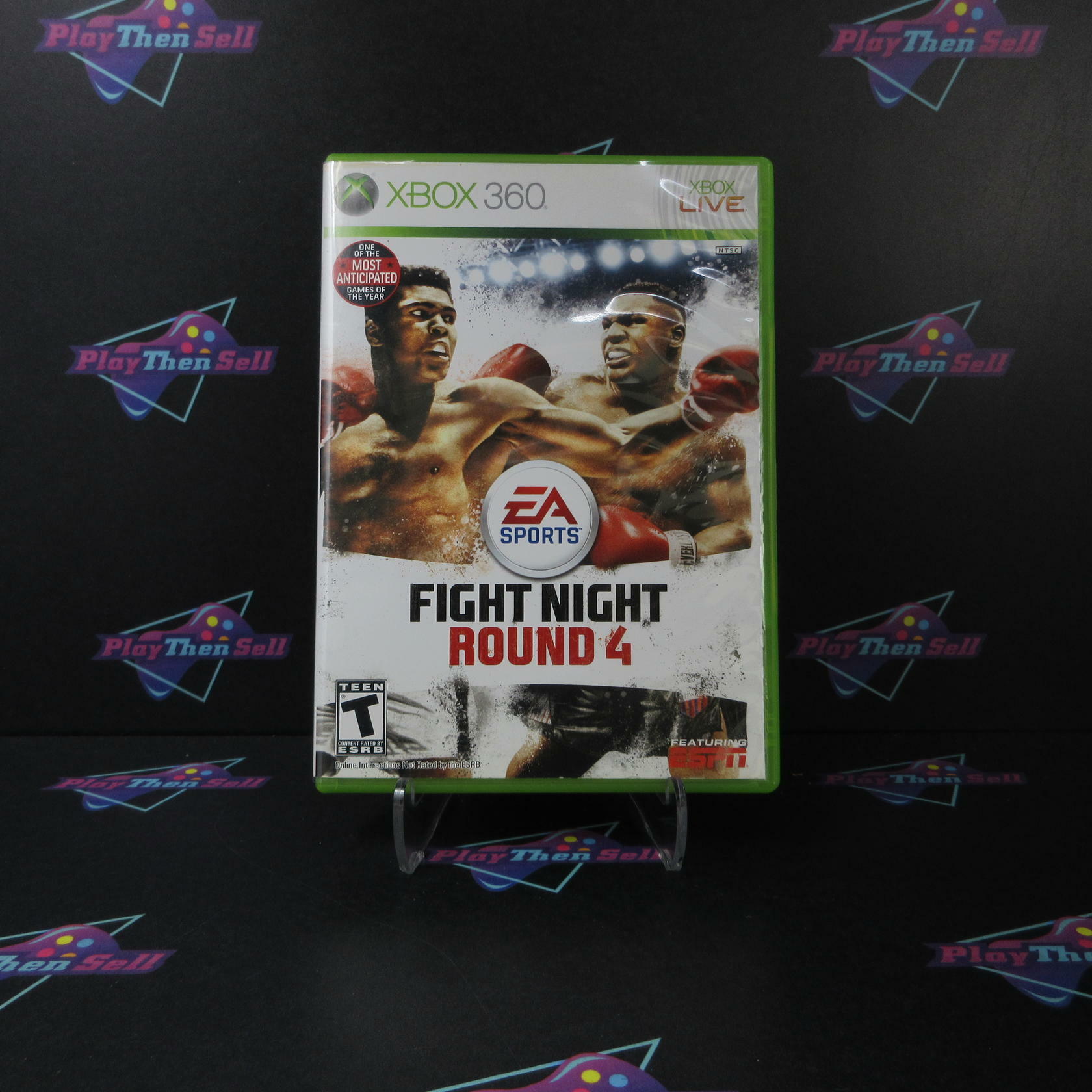 Fight Night Round 4 Xbox 360 AD/DD Complete CIB - Very Good