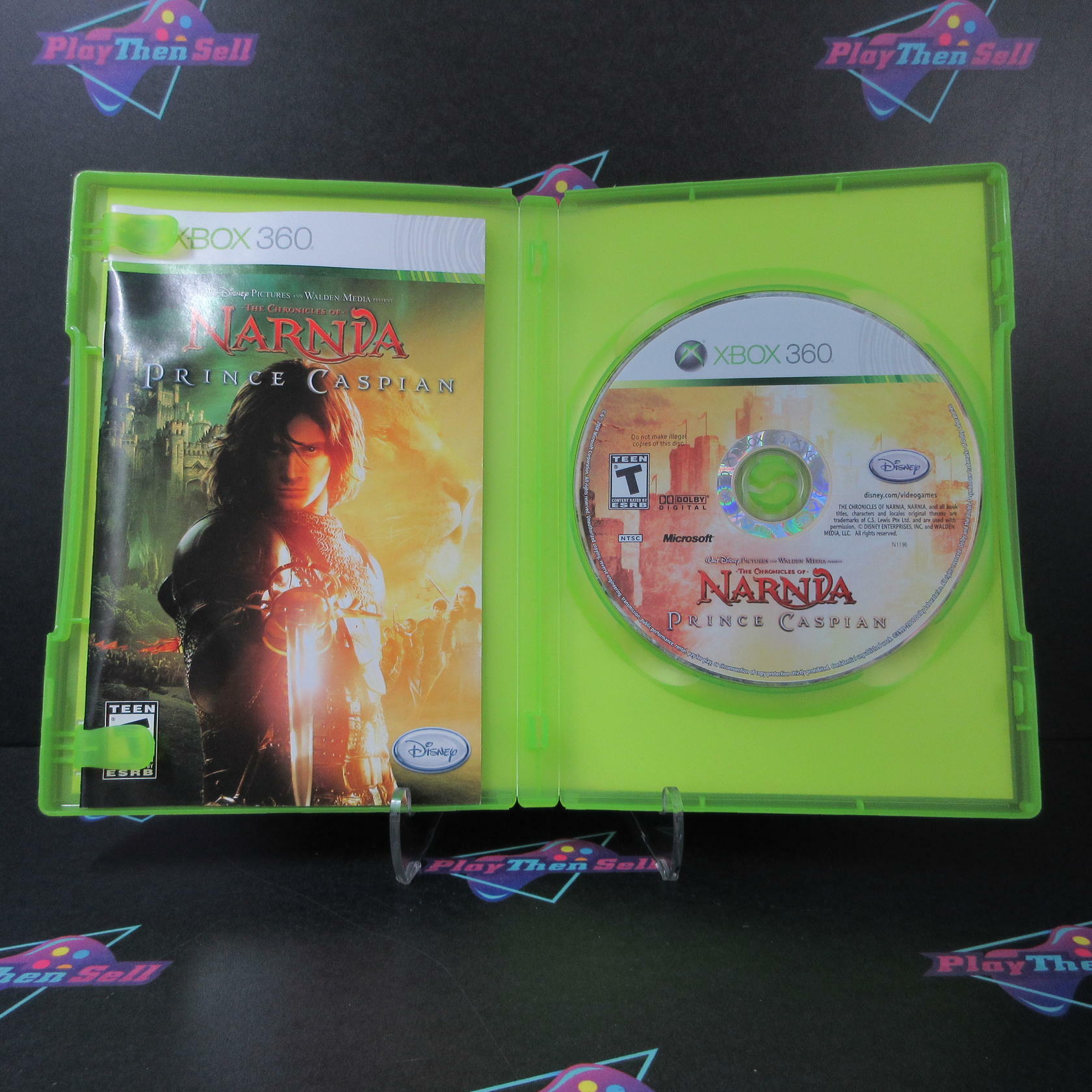 The Chronicles of Narnia Prince Caspian + Reg Card Xbox 360 AD Complete CIB - Very Good
