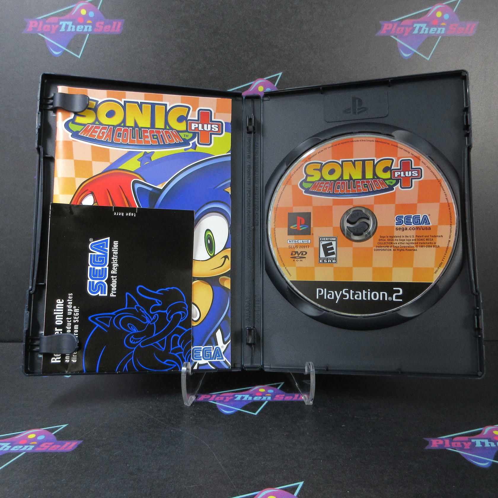 Sonic Mega Collection Plus PS2 PlayStation 2 + Reg Card - Like New