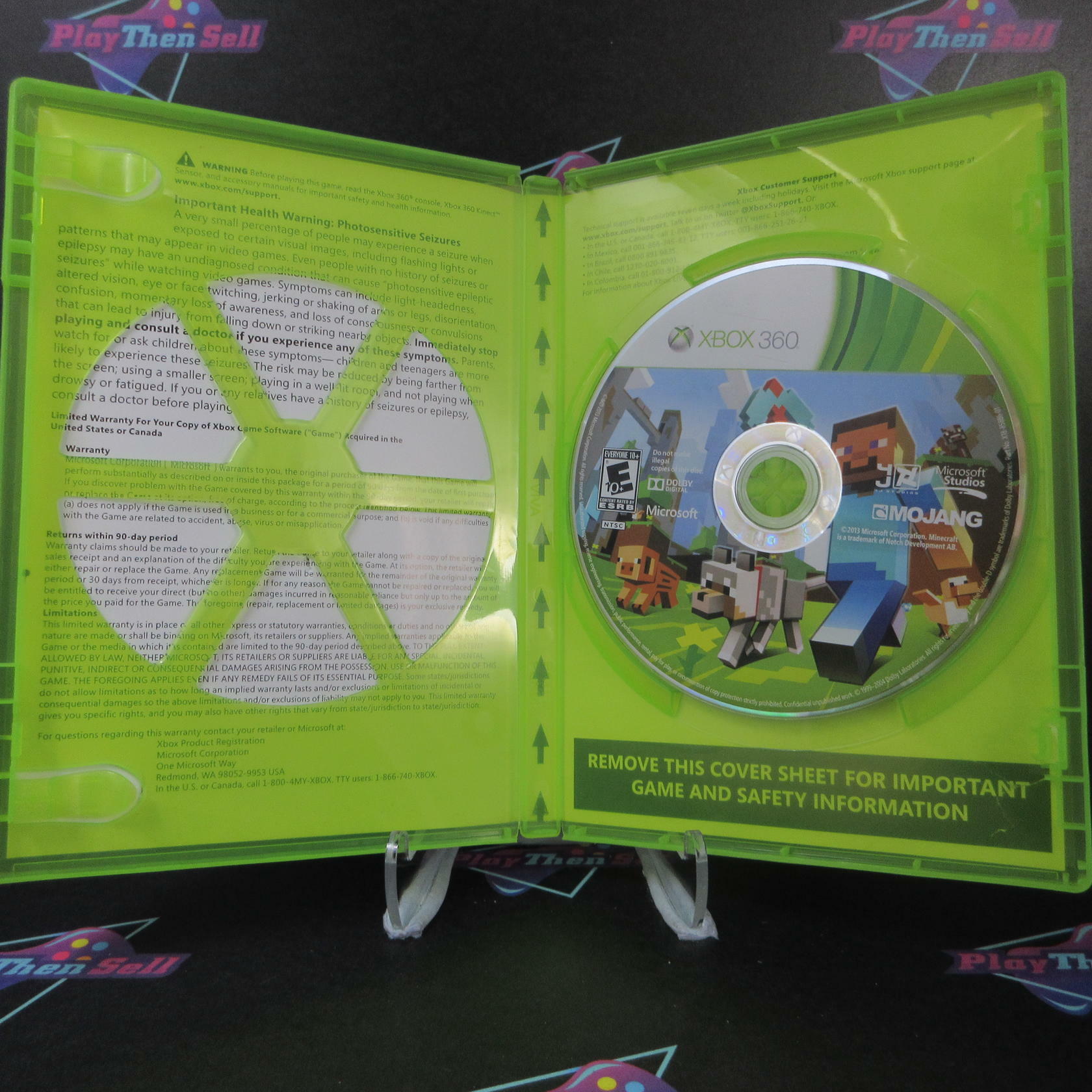 Minecraft Xbox 360 AD Complete CIB - Very Good