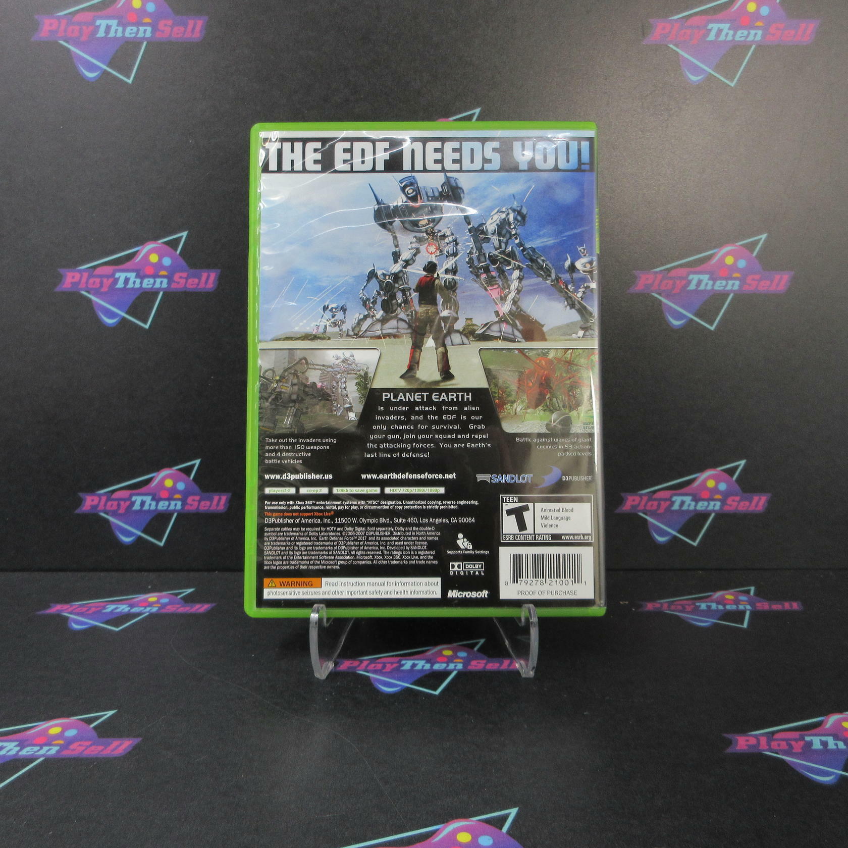Earth Defense Force 2017 Xbox 360 - Like New