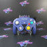 Refurbished - Indigo Clear Nintendo Gamecube Controller OEM - Very Good - Refurbished