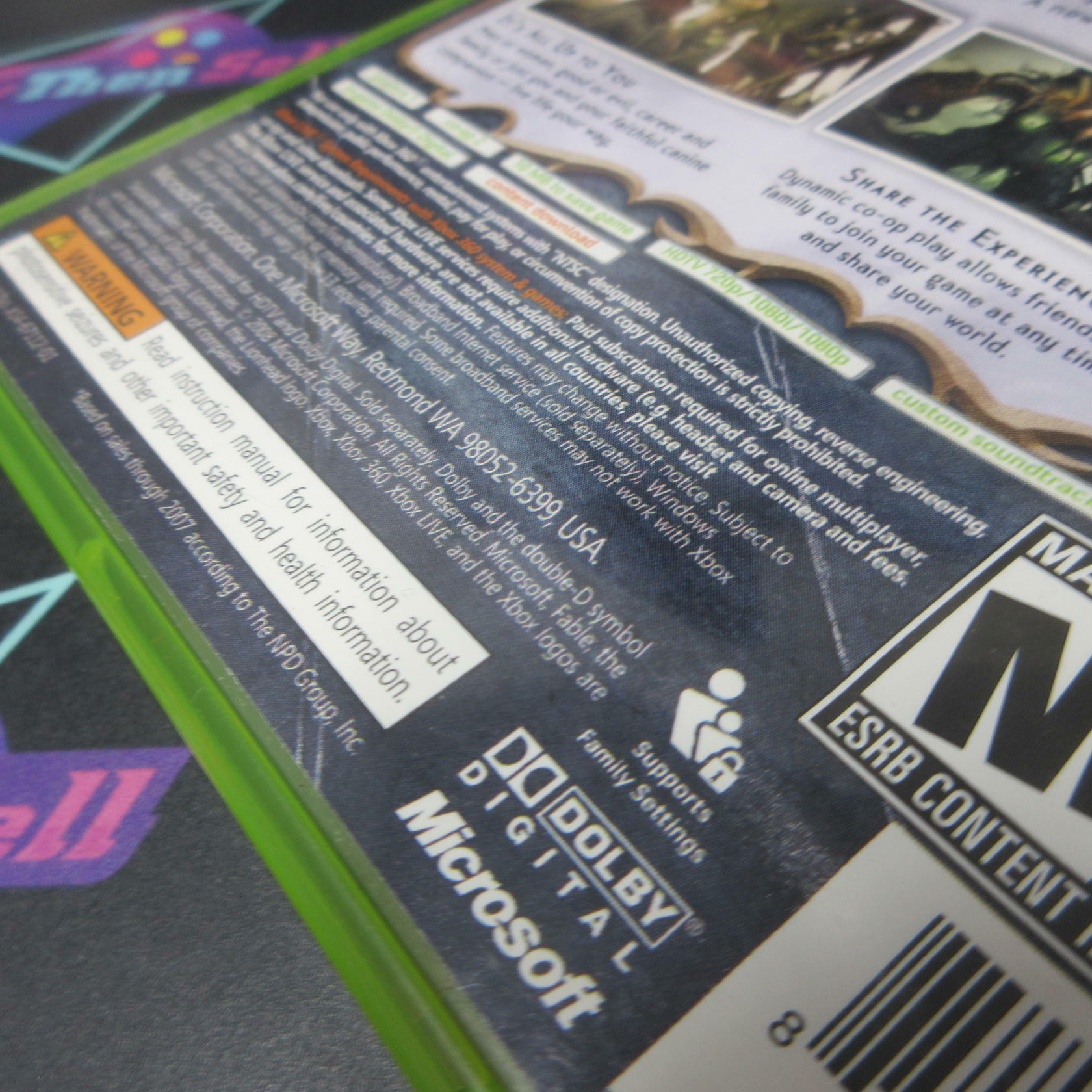 Fable II Xbox 360 AD Complete CIB - Very Good