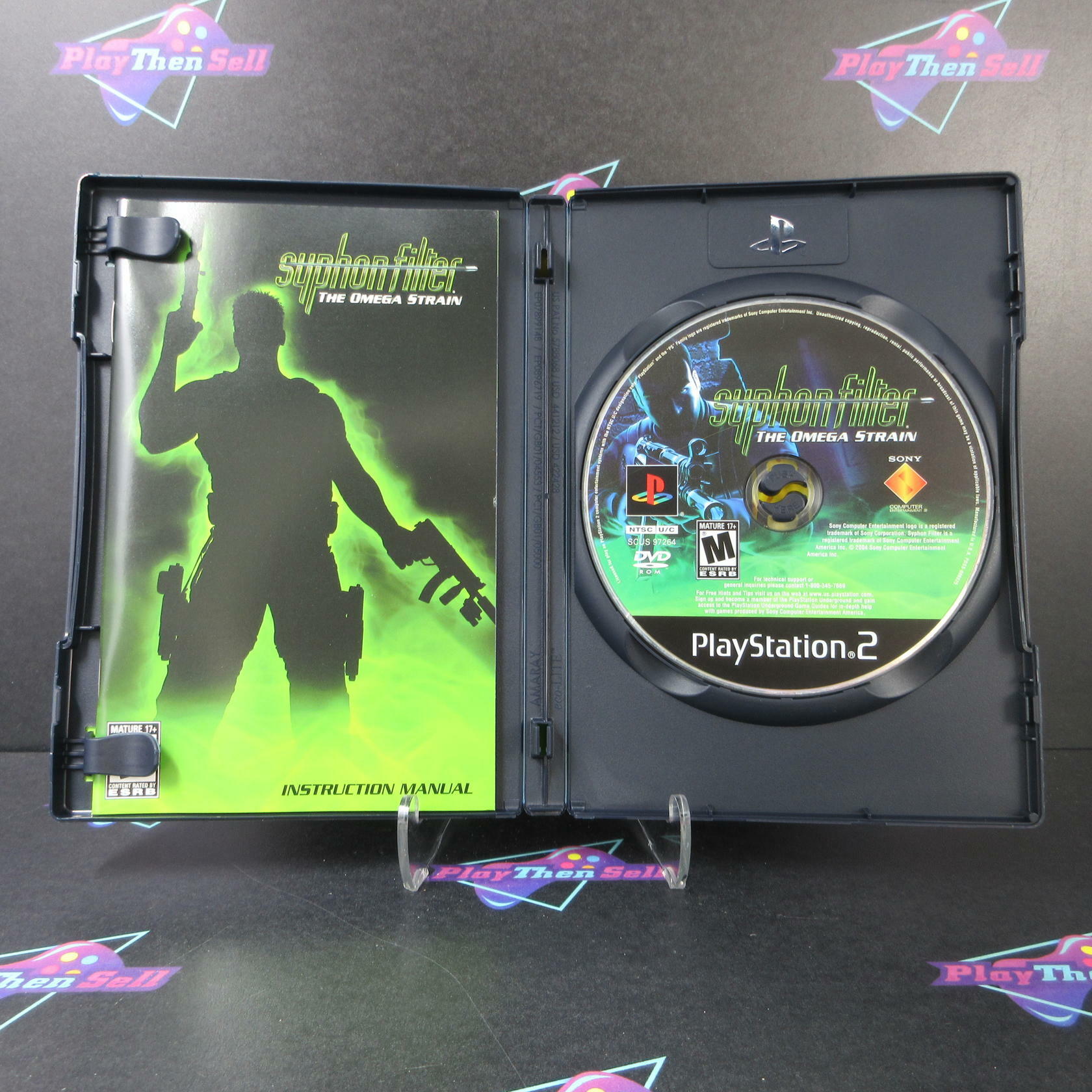 Syphon Filter The Omega Strain PS2 PlayStation 2 + Reg Card - Like New