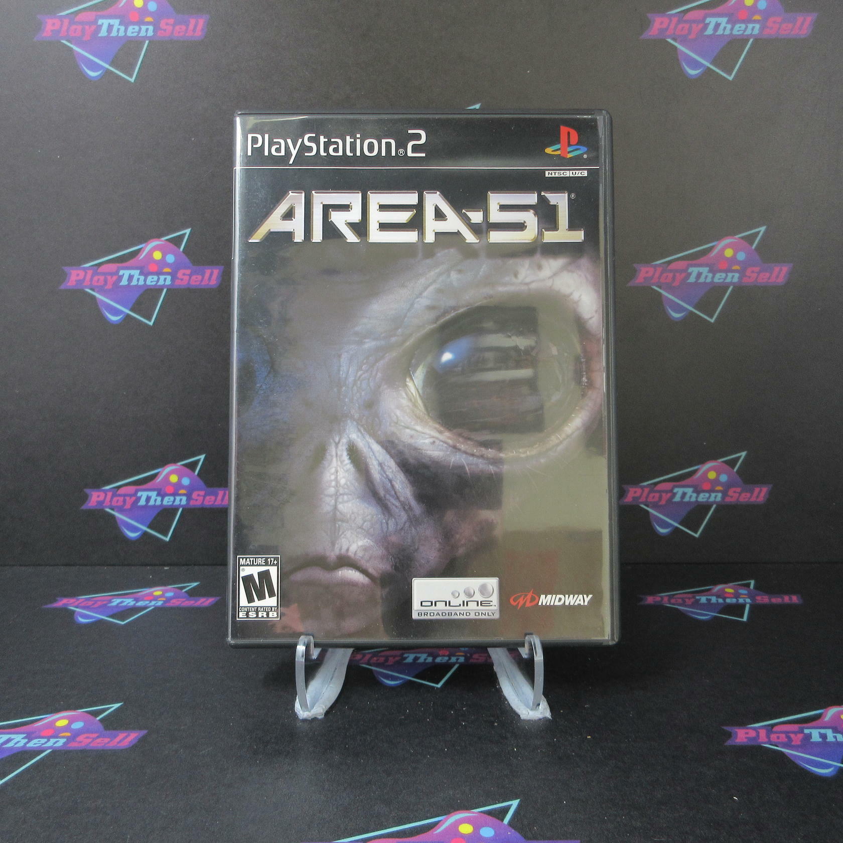 Area 51 PS2 PlayStation 2 + Reg Card - Like New