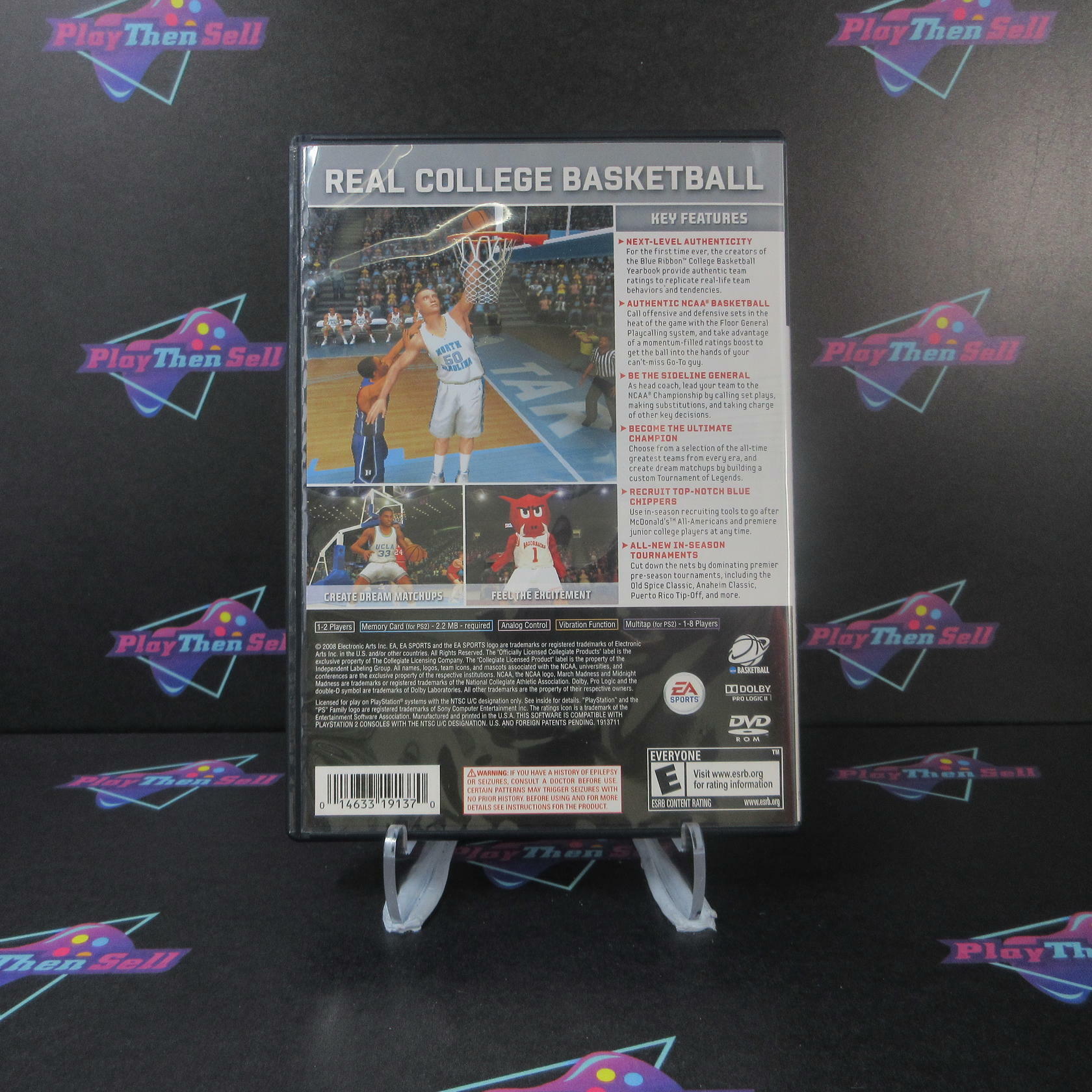 NCAA Basketball 09 PS2 PlayStation 2 - Like New