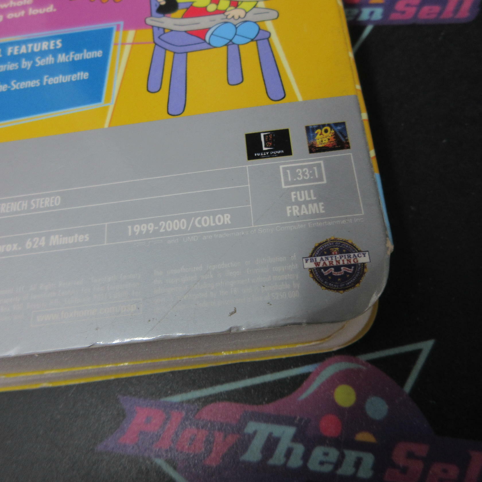 Family Guy Vol 1 Seasons 1 & 2 Sony PSP AD Complete CIB - Very Good