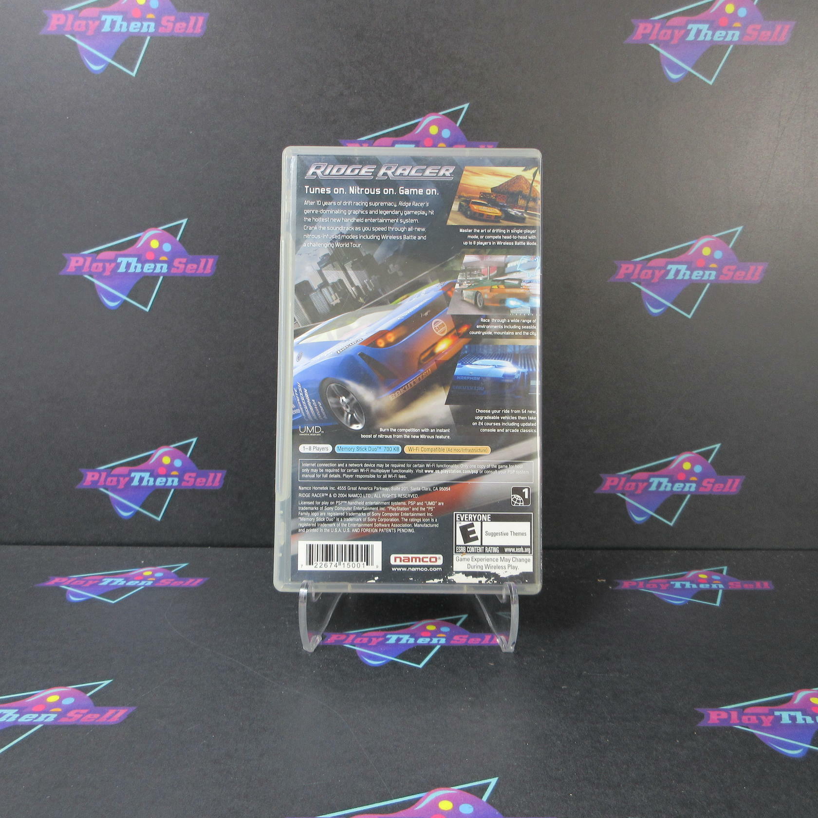 Ridge Racer Clear UMD Sony PSP AD Complete CIB - Very Good