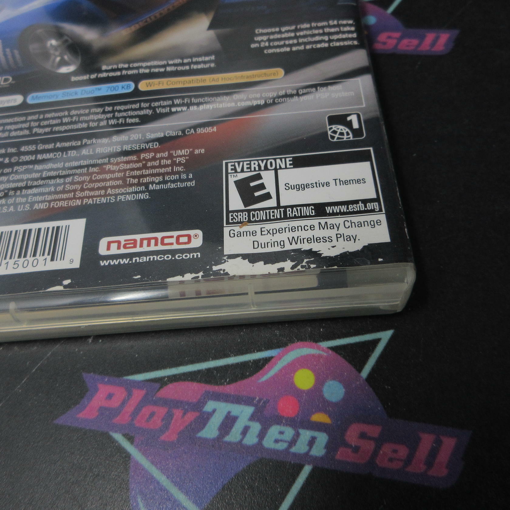 Ridge Racer Clear UMD Sony PSP AD Complete CIB - Very Good
