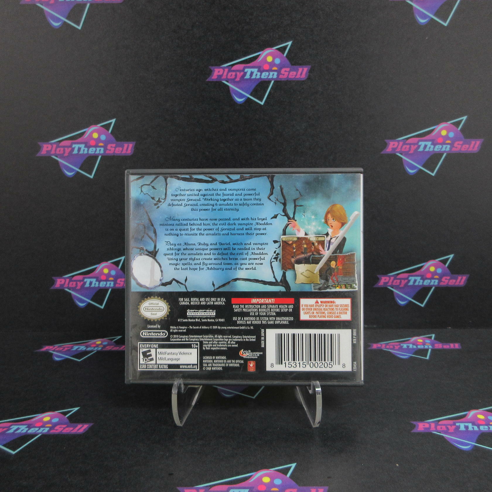 Witches & Vampires The Secrets of Ashburry Nintendo DS - Like New
