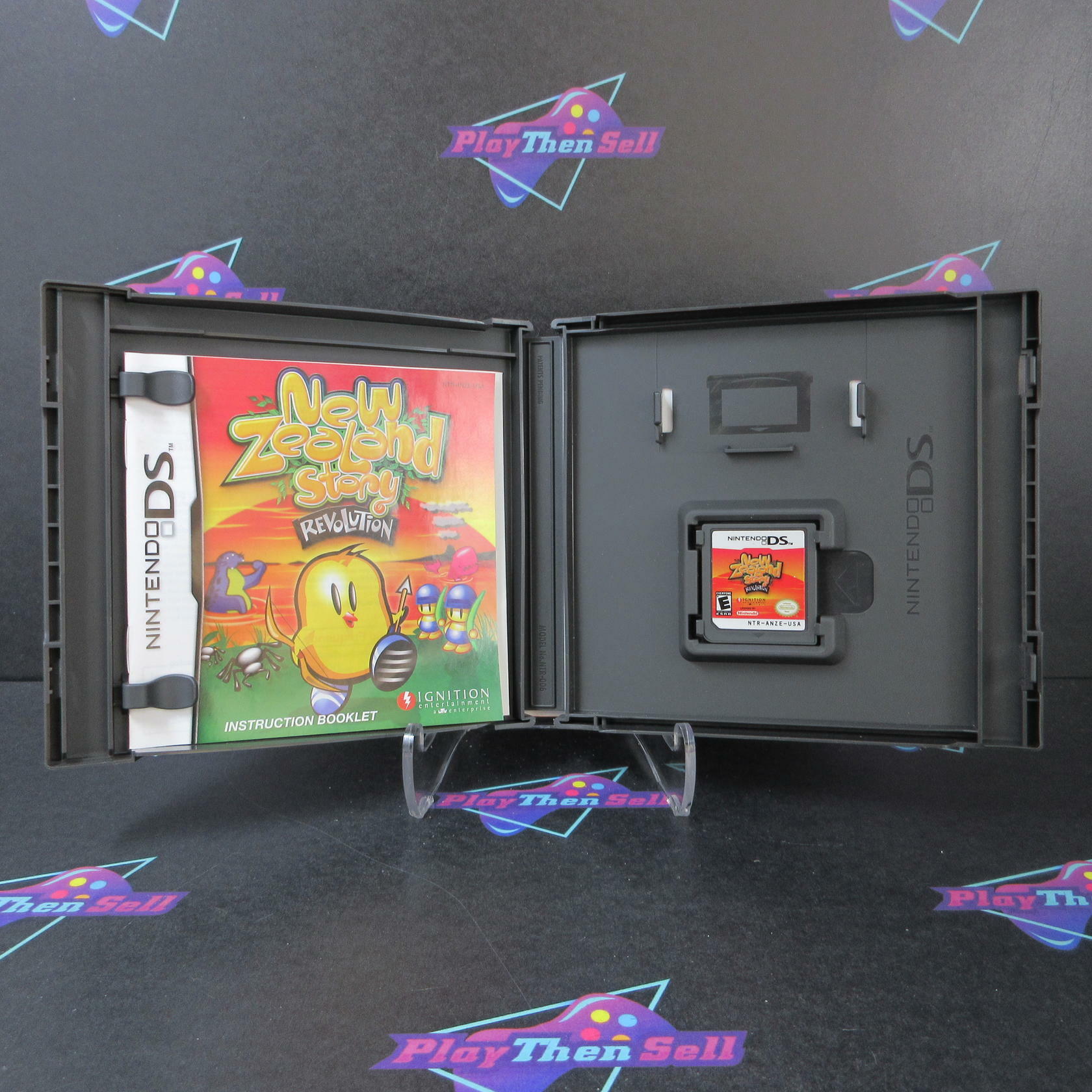 New Zealand Story Revolution Nintendo DS + Poster - Like New
