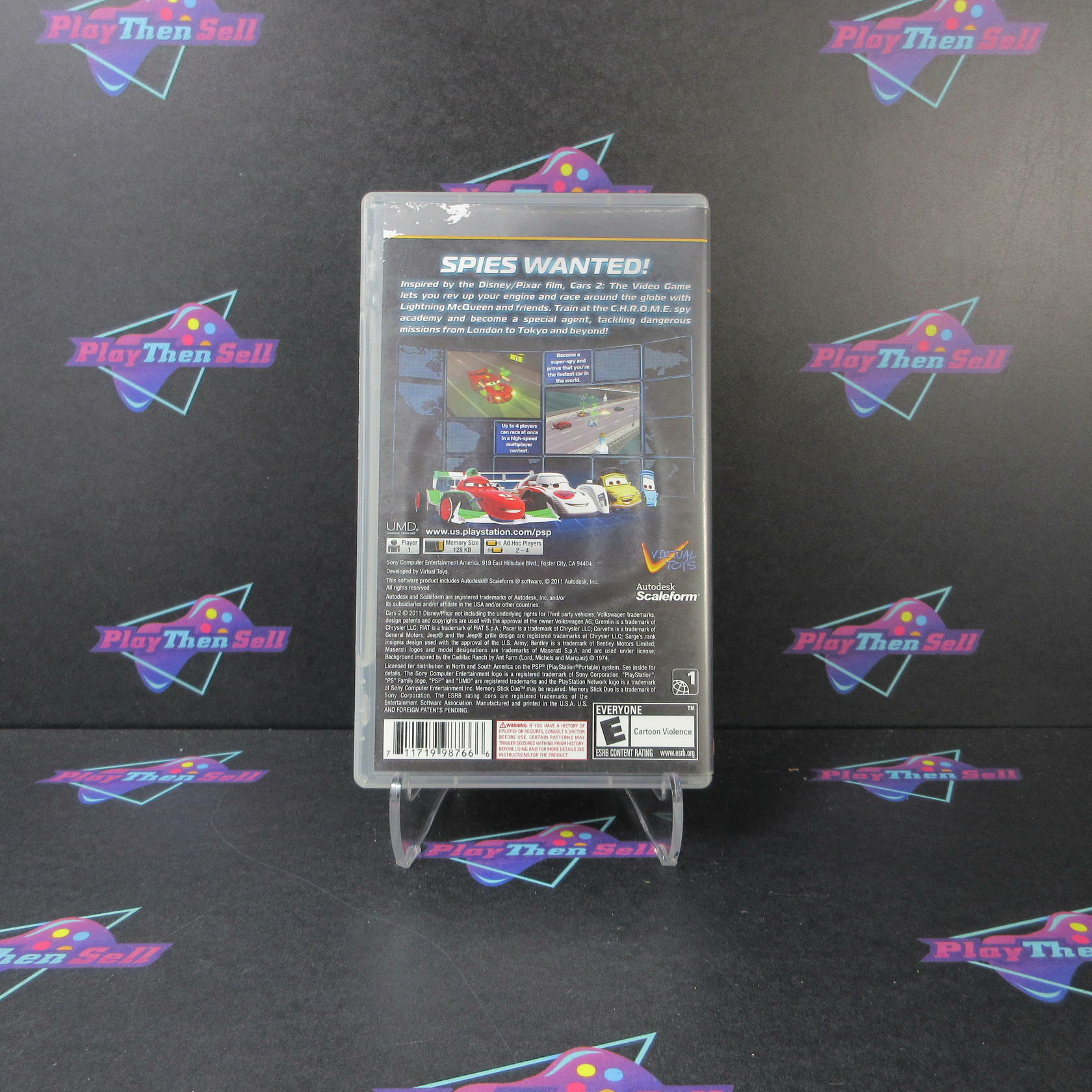 Cars 2 Sony PSP AD Complete CIB - Very Good