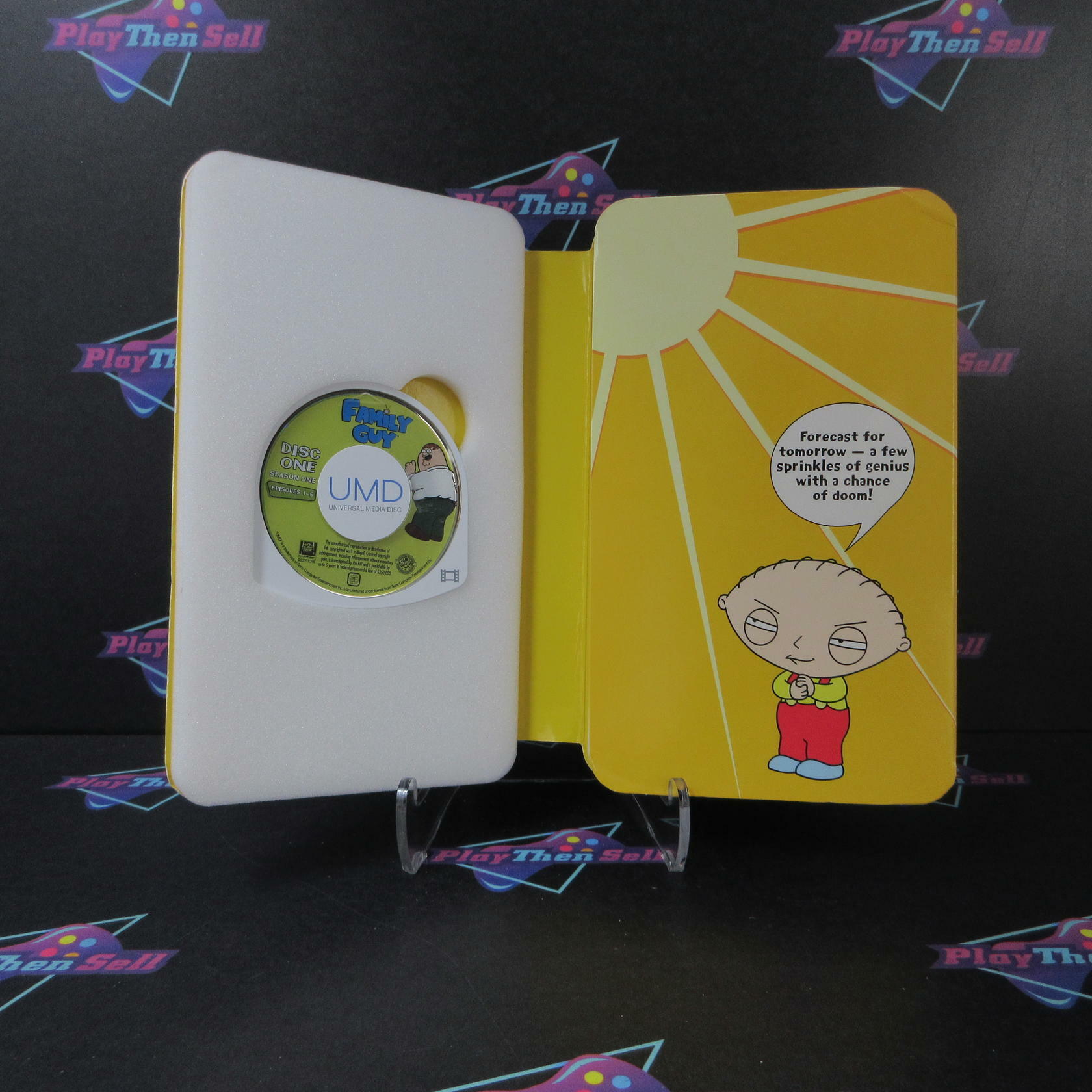 Family Guy Vol 1 Seasons 1 & 2 Sony PSP AD Complete CIB - Very Good