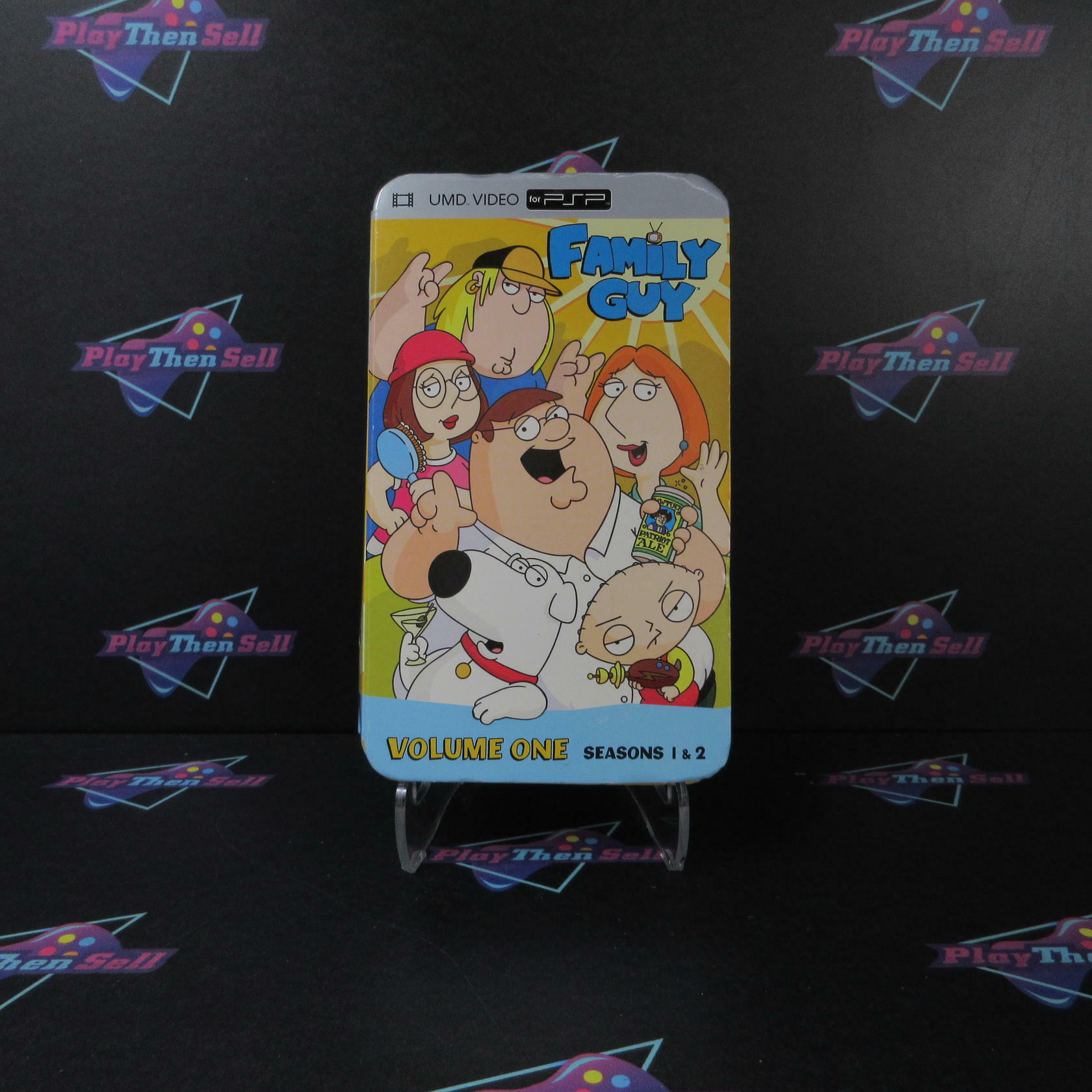 Family Guy Vol 1 Seasons 1 & 2 Sony PSP AD Complete CIB - Very Good