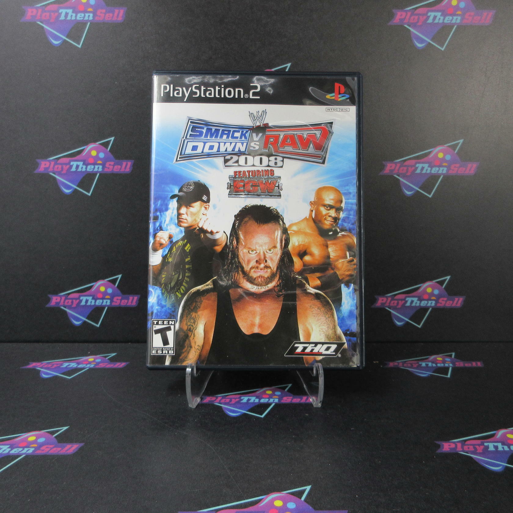 WWE SmackDown vs. Raw 2008 PS2 PlayStation 2 Complete - Very Good