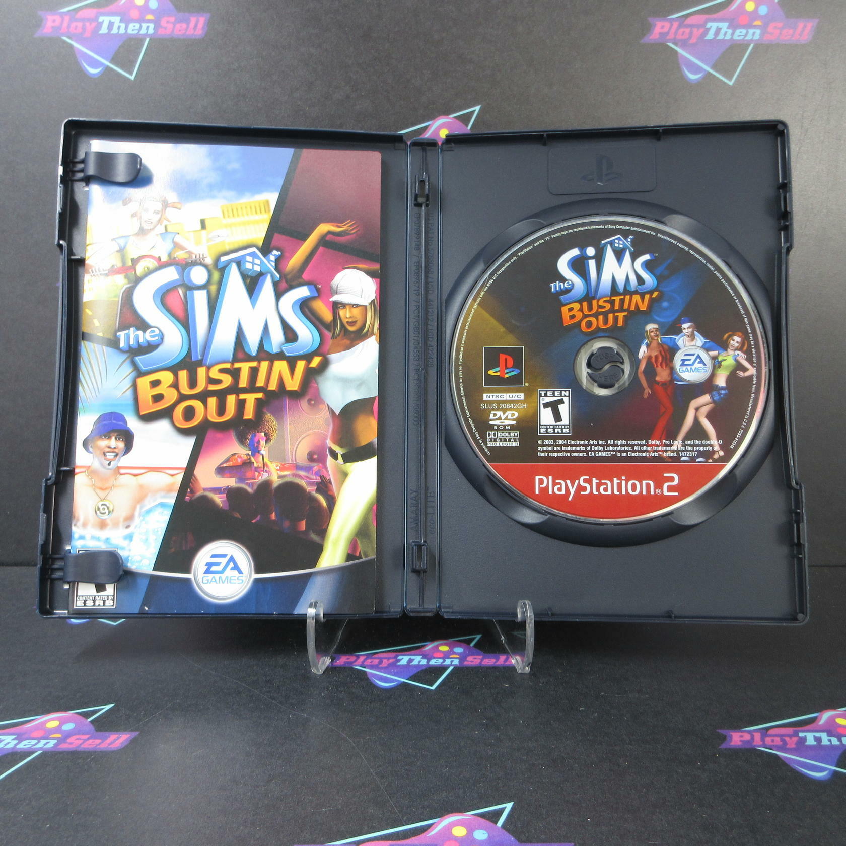The Sims Bustin' Out GH PS2 PlayStation 2 AD Complete CIB - Very Good