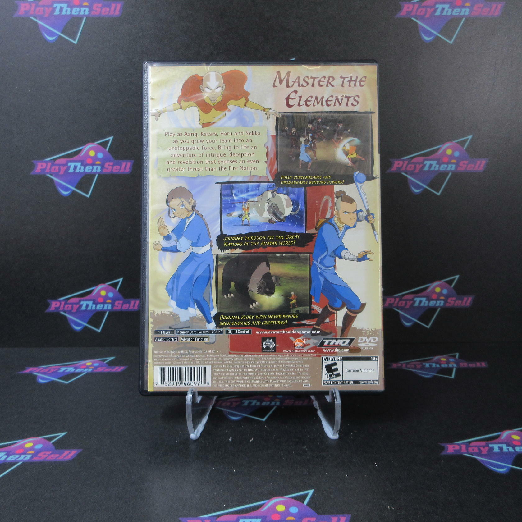 Avatar The Last Airbender PS2 PlayStation 2 MD Complete CIB - Very Good