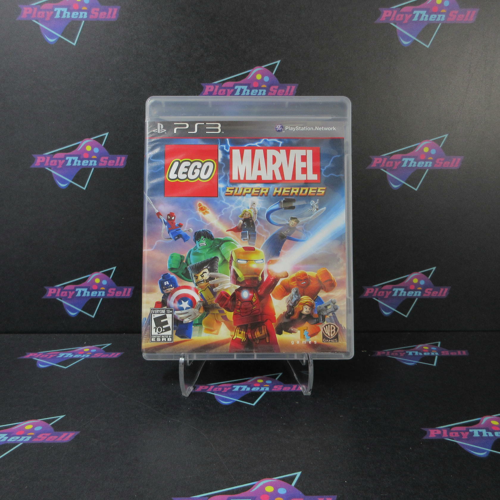 Lego Marvel Super Heroes PS3 PlayStation 3 AD Complete CIB - Very Good
