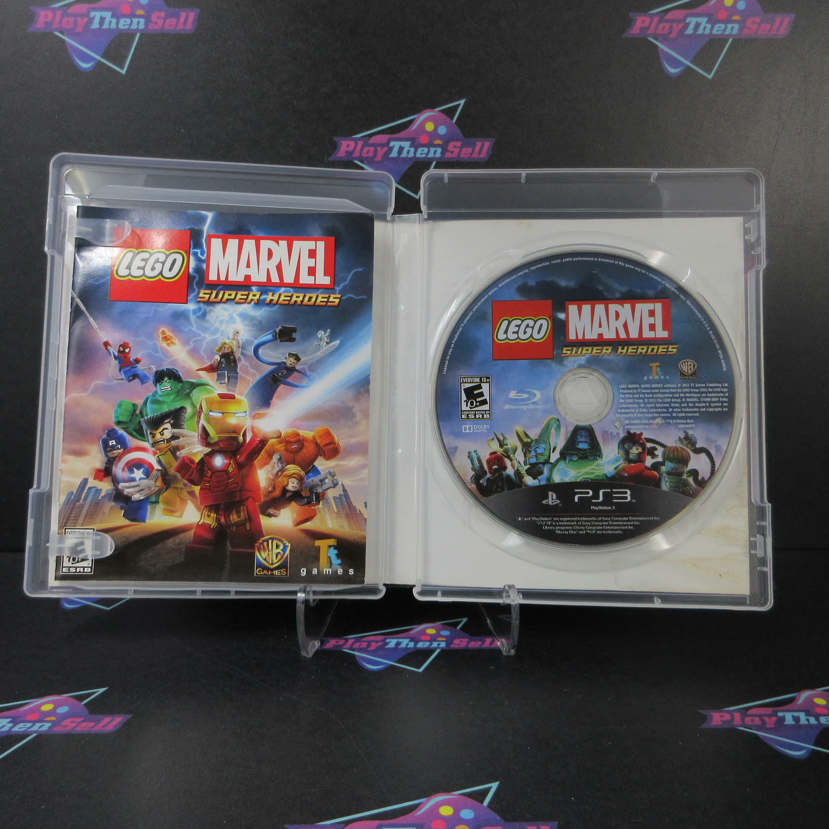 Lego Marvel Super Heroes PS3 PlayStation 3 AD Complete CIB - Very Good